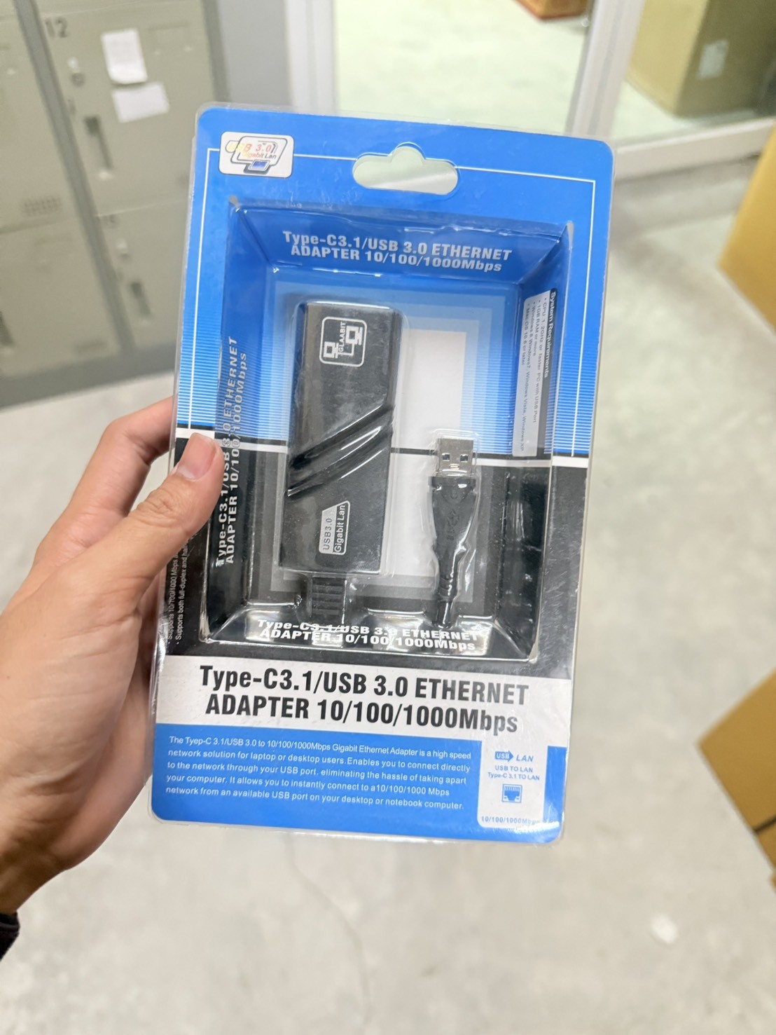 หัวแปลง USB To LAN 10/100/1000 USB 3.0