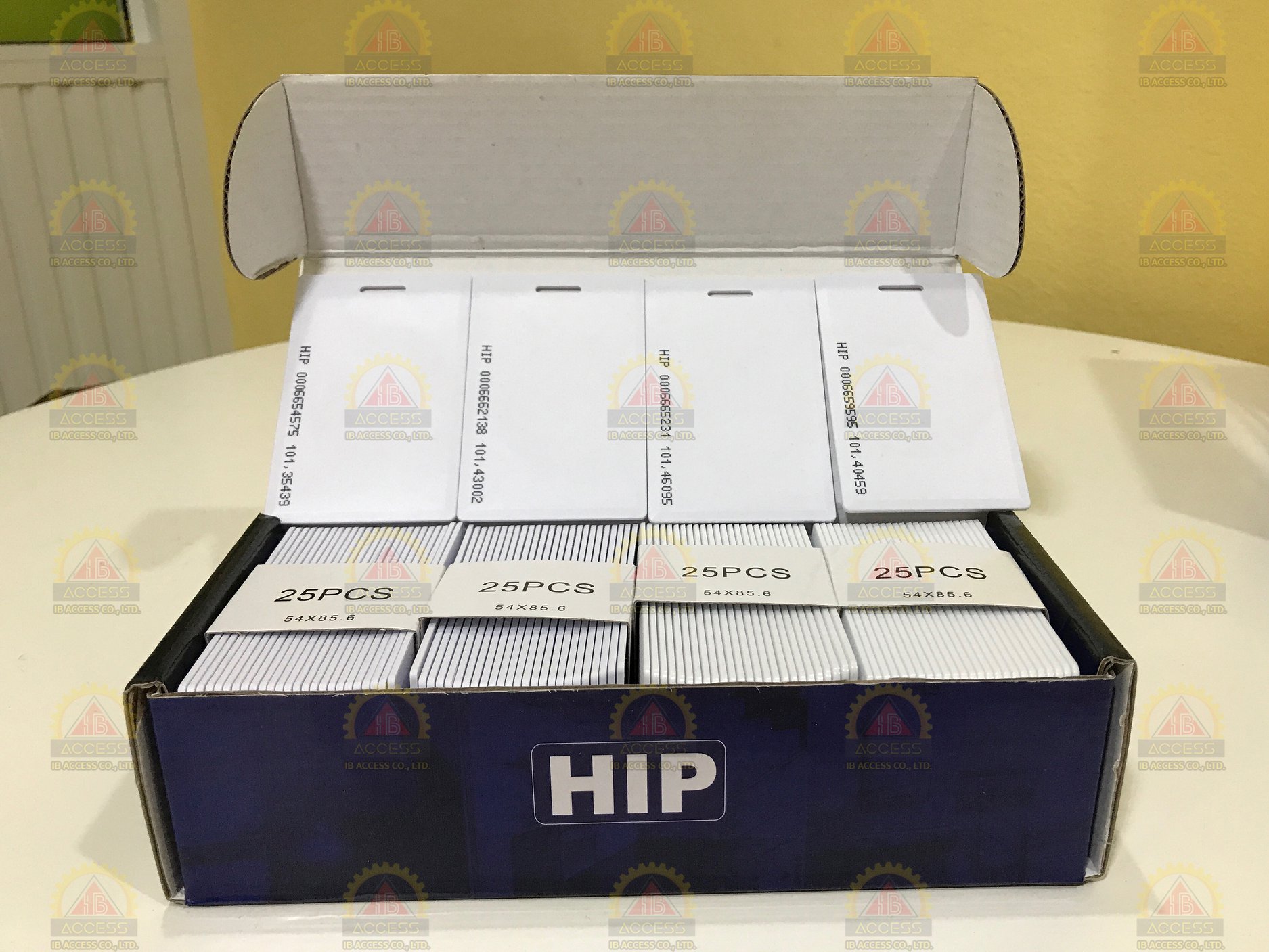 บัตรคีย์การ์ด Proximity Card แบบหนา 1.8 mm. ID 125KHz. ยี่ห้อ HIP (ไม่เรียงเลข) ไม่มีขั้นต่ำ