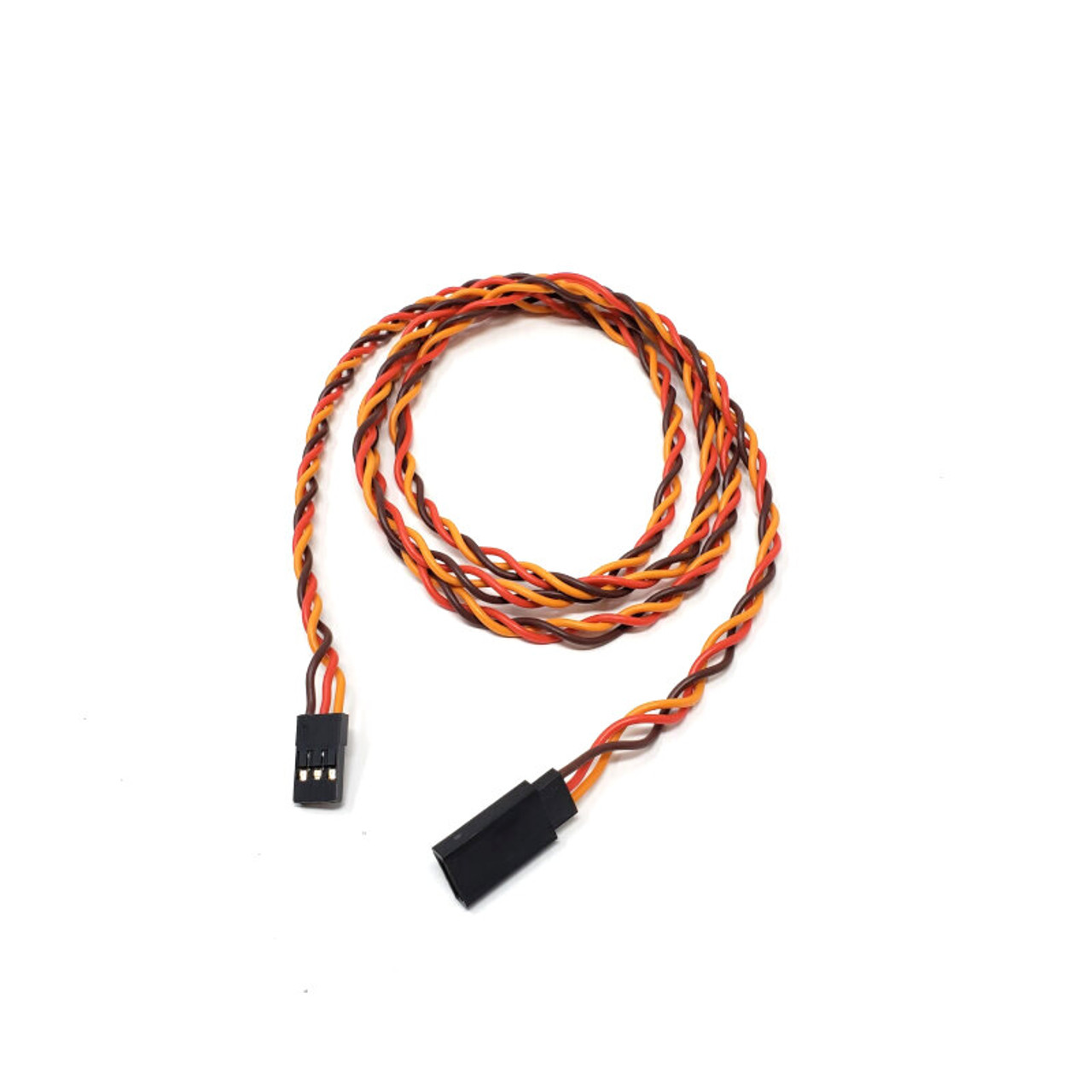 สายต่อเซอร์โว ยาว 100cm สายใหญ่ เบอร์22AWG ถักเกลียวเพื่อลดสัญญาณรบกวน Crosstalk ได้ดีกว่าแบบตรง EXT10022