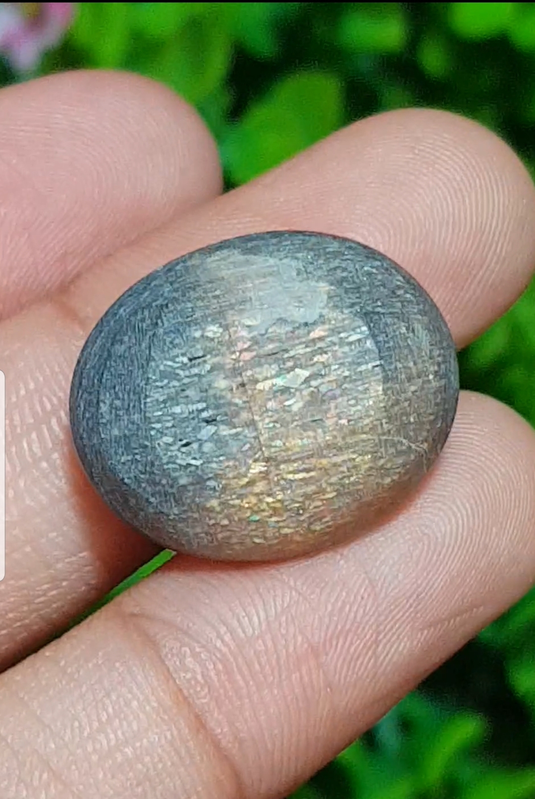 พลอย ซันสโตน Sunstone 27.93 กะรัต (Cts.) พลอยแท้ อัญมณีมงคลประจําวันเกิด เครื่องประดับพลอย