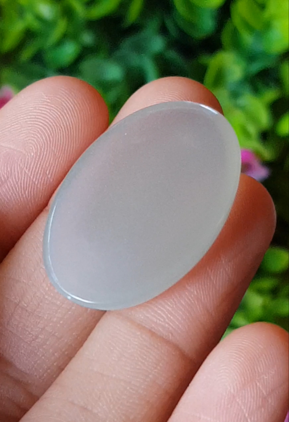 พลอย ตาแมว มูนสโตน Cat eye Moonstone 32.69 กะรัต (Cts.)พลอยแท้ อัญมณีมงคลประจําวันเกิด เครื่องประดับพลอย