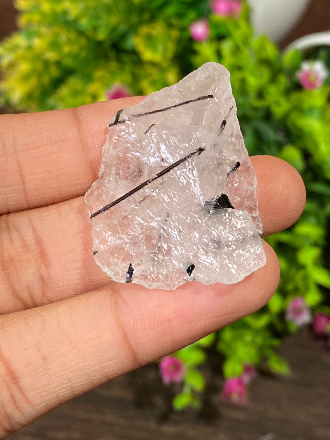 ก้อน ไหมดำ ควอตซ์ แก้วขนเหล็ก Black Rutilated Quartz Rough 54.16 กะรัต Cts. พลอยแท้ อัญมณีมงคลประจําวันเกิด เครื่องประดับพลอย