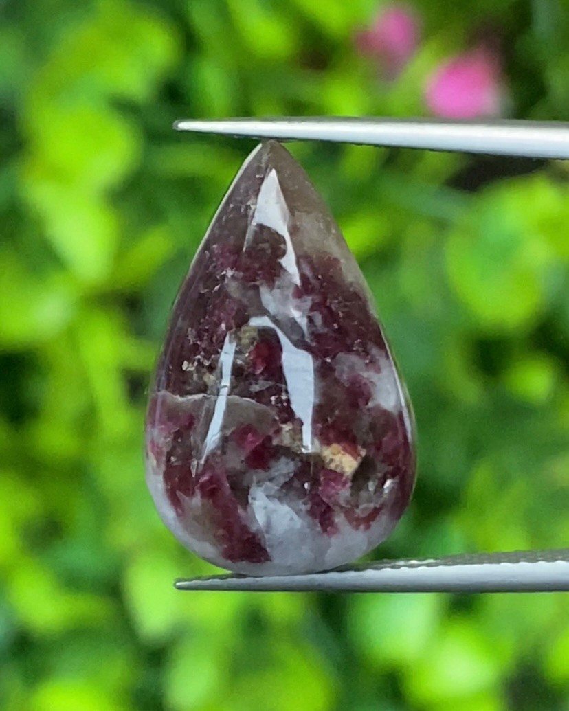 พลอย ทัวร์มารีน (Tourmaline) 11.60 กะรัต (Cts.) อัญมณีมงคลประจําวันเกิด เครื่องประดับพลอย