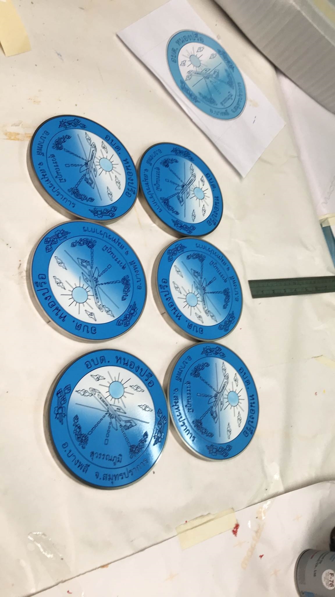 ป้ายสแตนเลสกัดกรด