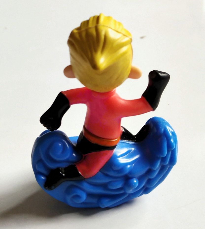 ของสะสมแมคโดนัลด์ จากภาพยนต์การ์ตูนเรื่อง ดิ อินเคร็ดดิเบิ้ล The Incredible , แดช Dash ** อุปกรณ์ไม่ครบ ขาดวงล้อ