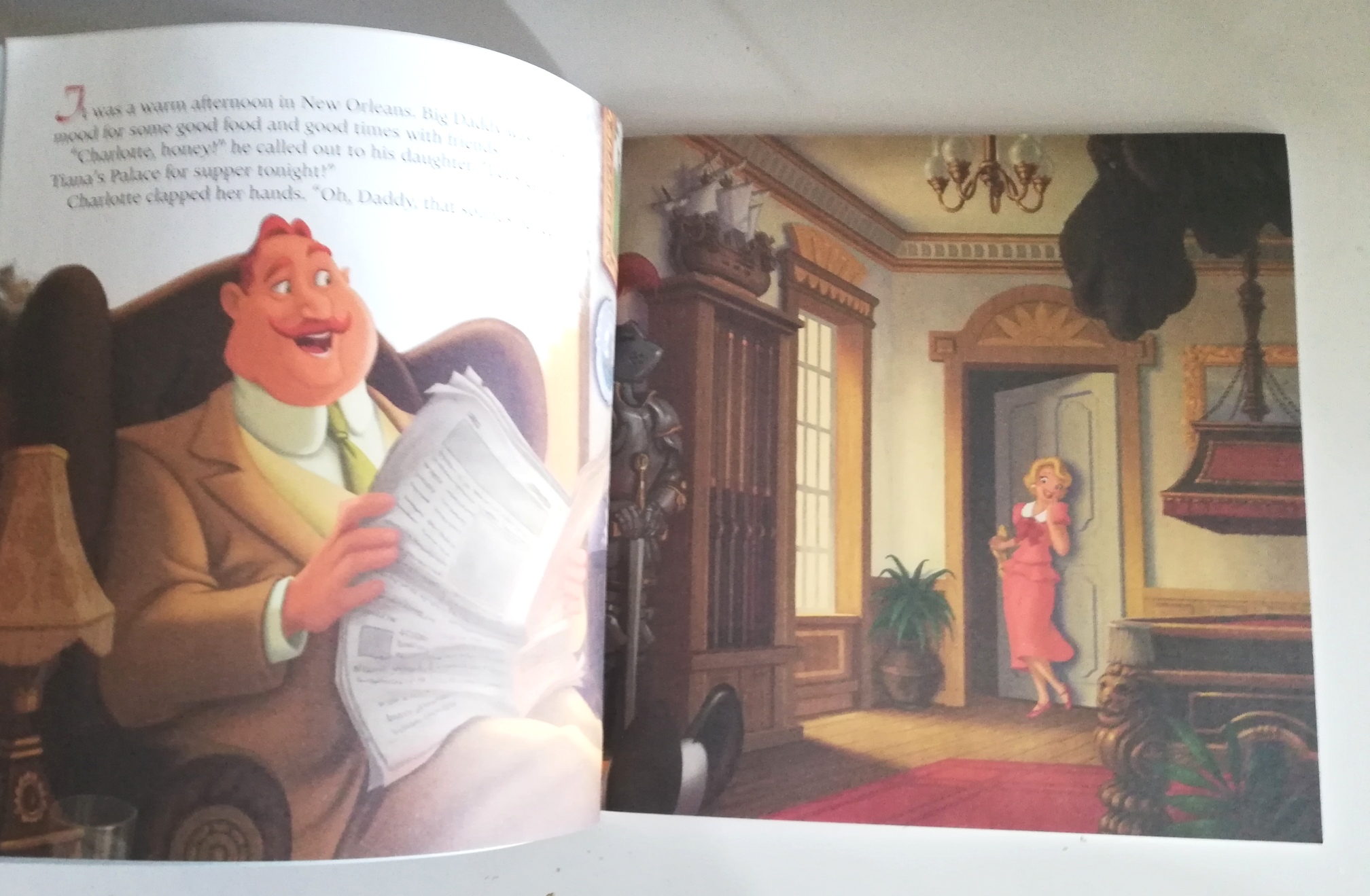 หนังสือนิทานฉบับภาษาอังกฤษ จาก วอลท์ดิสนีย์ แบบ 2 เรื่องใน 1 เล่ม ,เจ้าหญิงกบ เทียน่าและเพื่อนหมาขนฟู กับสติ๊กเกอร์มากกว่า50แบบ , PRINCESS Tiana and Her Furry Friend 2Books in 1! Over 50 Stickers! ด้านหลังㆍPRINCESS Aurora and the Helpful Dragon พร้อมสติ๊ก