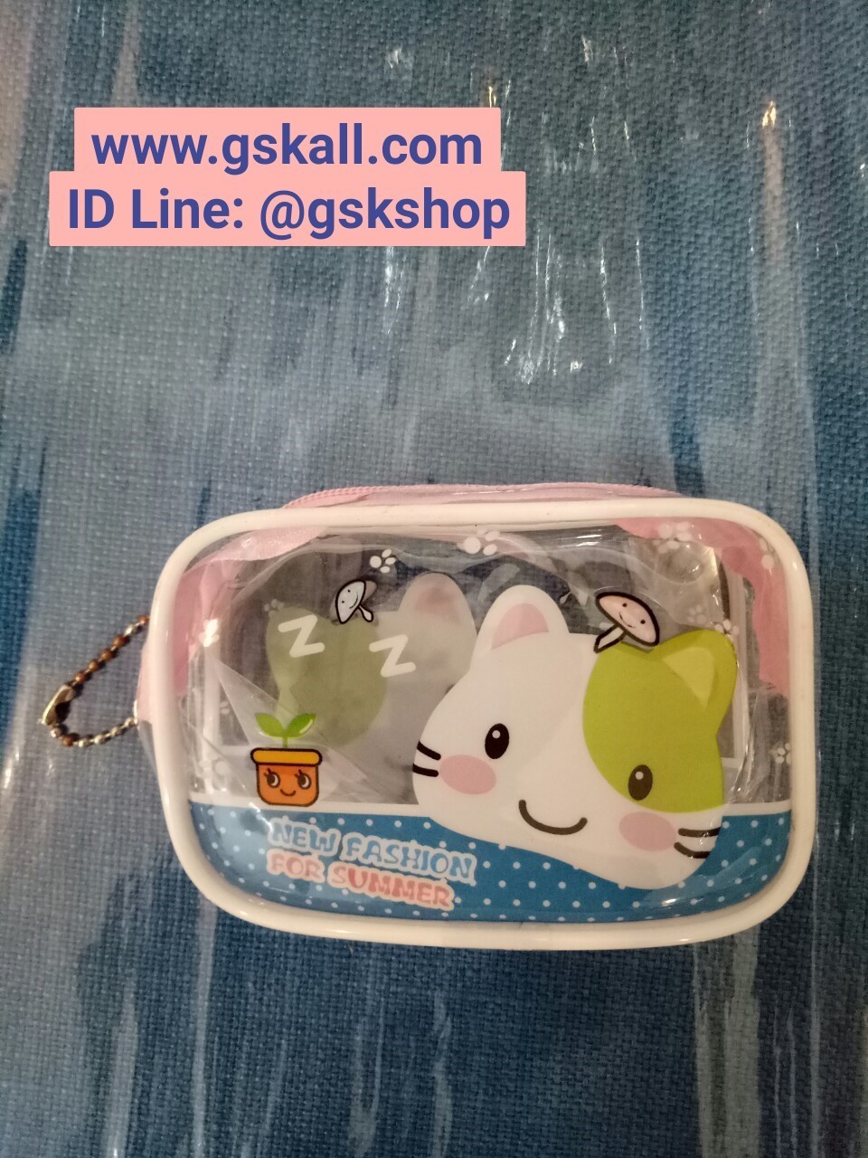 กระเป๋าใส่เหรียญแบบสี่เหลี่ยม