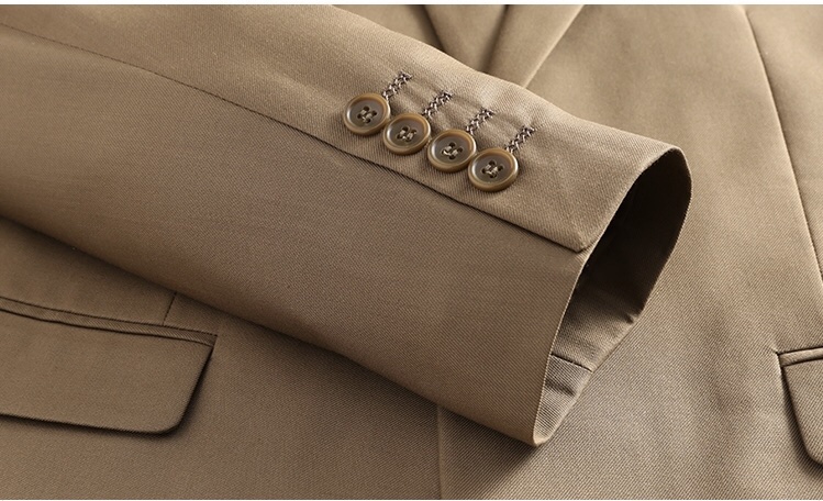 เช่า ชุดสูทชาย สูทสีน้ำตาล Coffee Brown กระดุม 2 แถว Double-breasted Suit