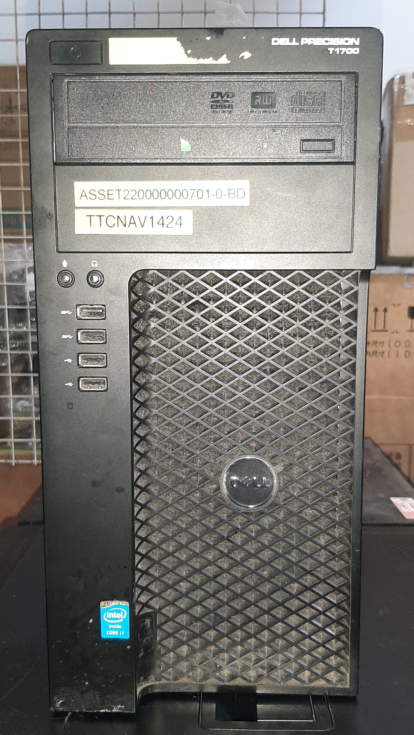 เวิร์กสเตชั่นมือสอง Dell Precision T1700 เครื่องเปล่า (เคส + บอร์ด + พาวเวอร์) รองรับ CPU Xeon V3 และ Core i Gen 4 ประกันร้าน 1 เดือน ดูแลดี