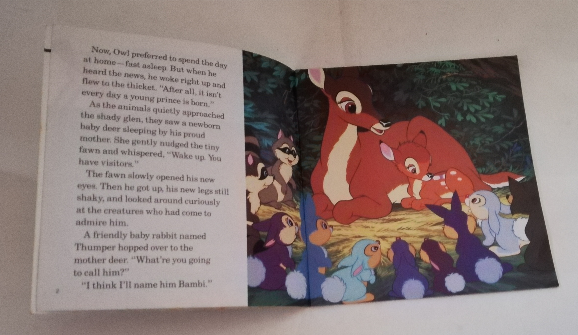 หนังสือนิทานภาษาอังกฤษจาก Disney แบมบี้ Bambi เล่มเล็ก ขนาด ประมาณ 7*7นิ้ว (เฉพาะหนังสือ ไม่มีเทปคลาสเซ็ท)