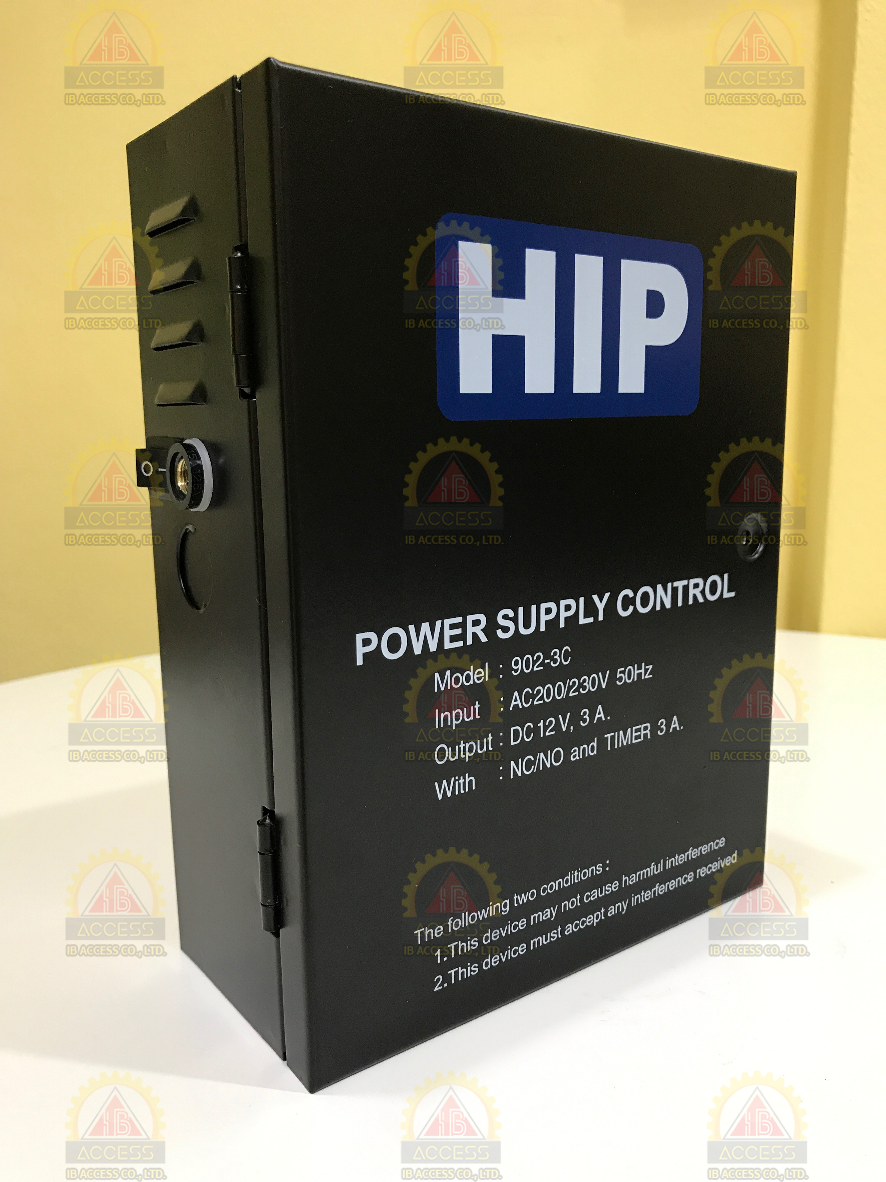 Power Supply 12Vdc 3A. ยี่ห้อ HIP รุ่น 902-3C