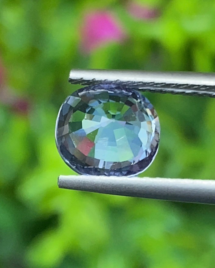 พลอย แทนซาไนท์ Tanzanite 2.29 กะรัต (Cts) พลอยแท้ อัญมณีมงคลประจําวันเกิด เครื่องประดับพลอย