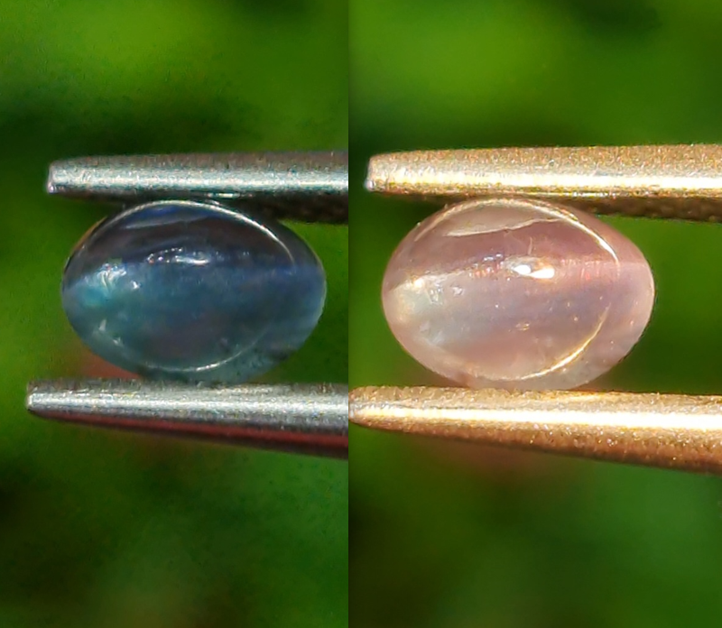 พลอย ตาแมว อเล็กซานไดร์ Cat eye Alexandrite 0.50 กะรัต (Cts.) พร้อมใบเซอร์ พลอยแท้ อัญมณีมงคลประจําวันเกิด เครื่องประดับพลอย