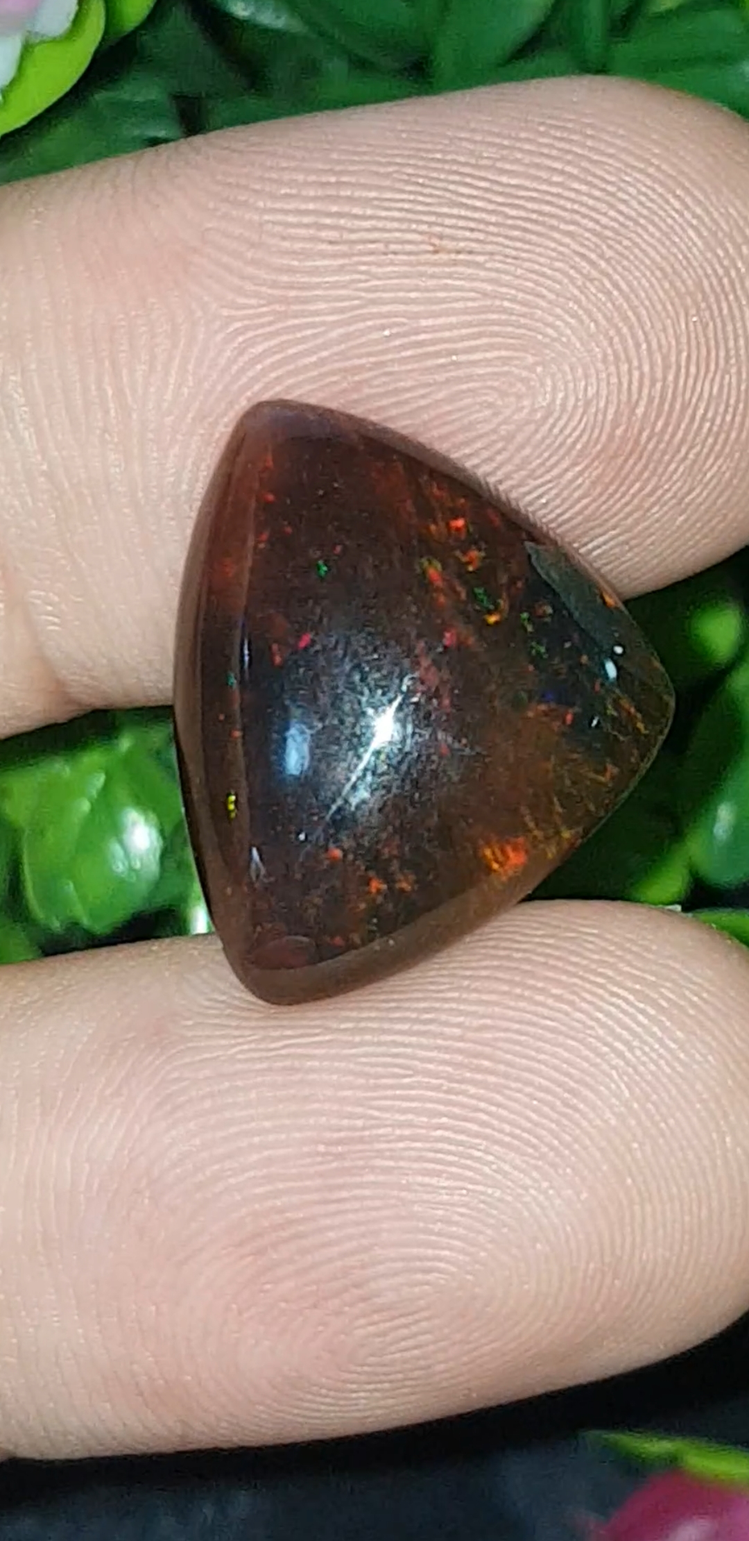 พลอย โอปอล Opal 8.14 กะรัต (Cts.) พลอยแท้ อัญมณีมงคลประจําวันเกิด เครื่องประดับพลอย