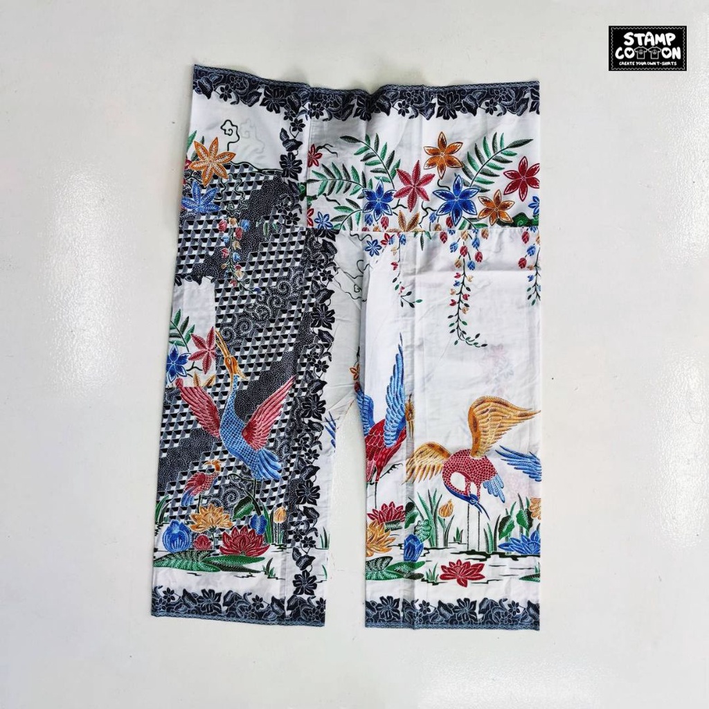 STAMPCOTTON กางเกงขายาว ผ้าปาเต๊ะ กางเกงเล กางเกงใส่สบาย