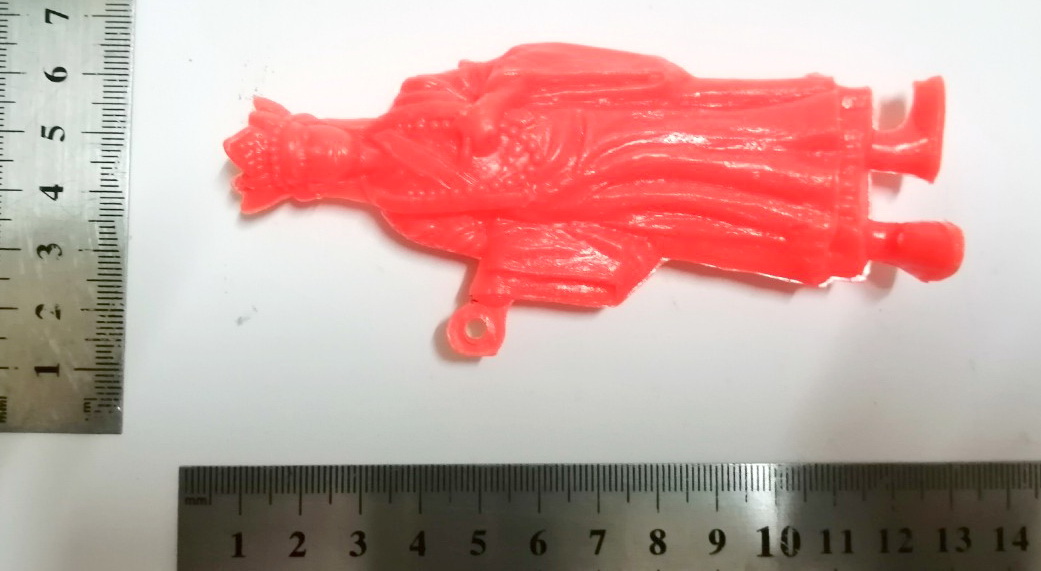 ตุ๊กตา แอ๊นท์ 4.5 นิ้ว พระถังซำจั๋ง สีส้มสะท้อนแสง งานตุ๊กตุ่นเก่า สภาพดี