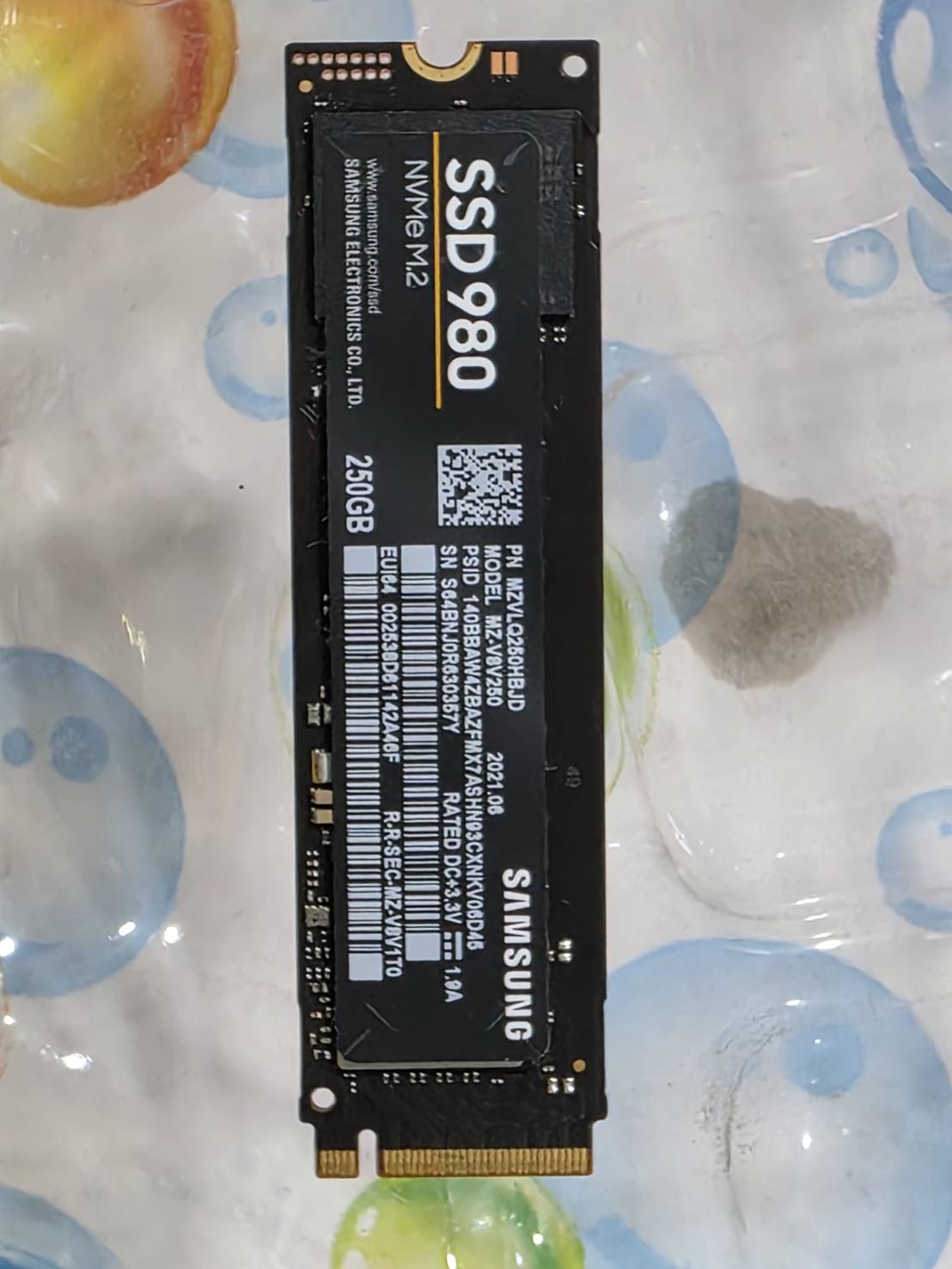 SSD Samsung 980 NVME M.2 250 GB