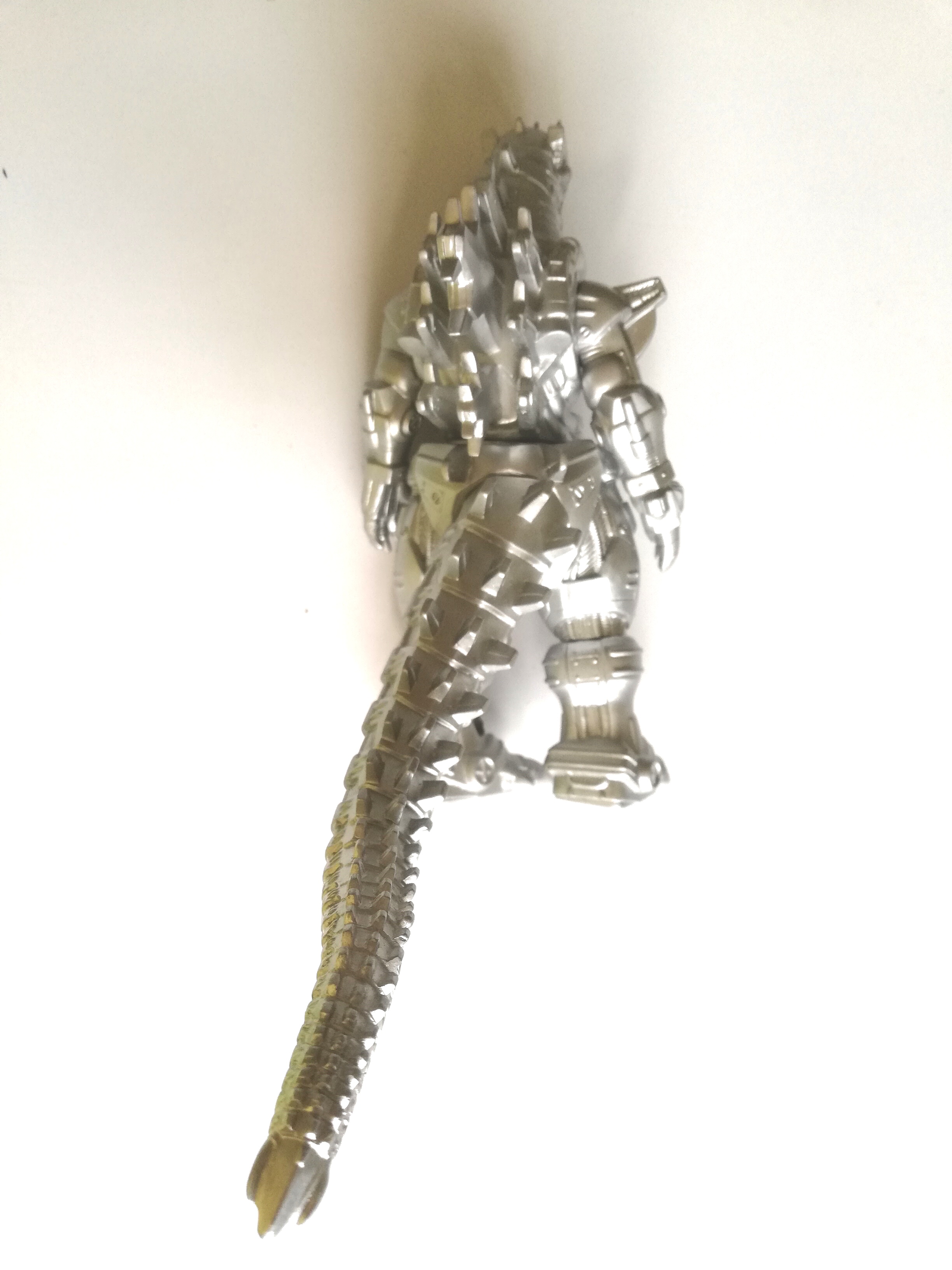 ซอฟ6นิ้ว เมก้าก๊อตซิลล่า2003 ตัวสีเงิน ซอฟไวนิล หาง-แขน-ขา หมุนได้ ขนาด 6",Model Soft Vinyl Mega Godzilla with movable hands, legs and tail, movie monster