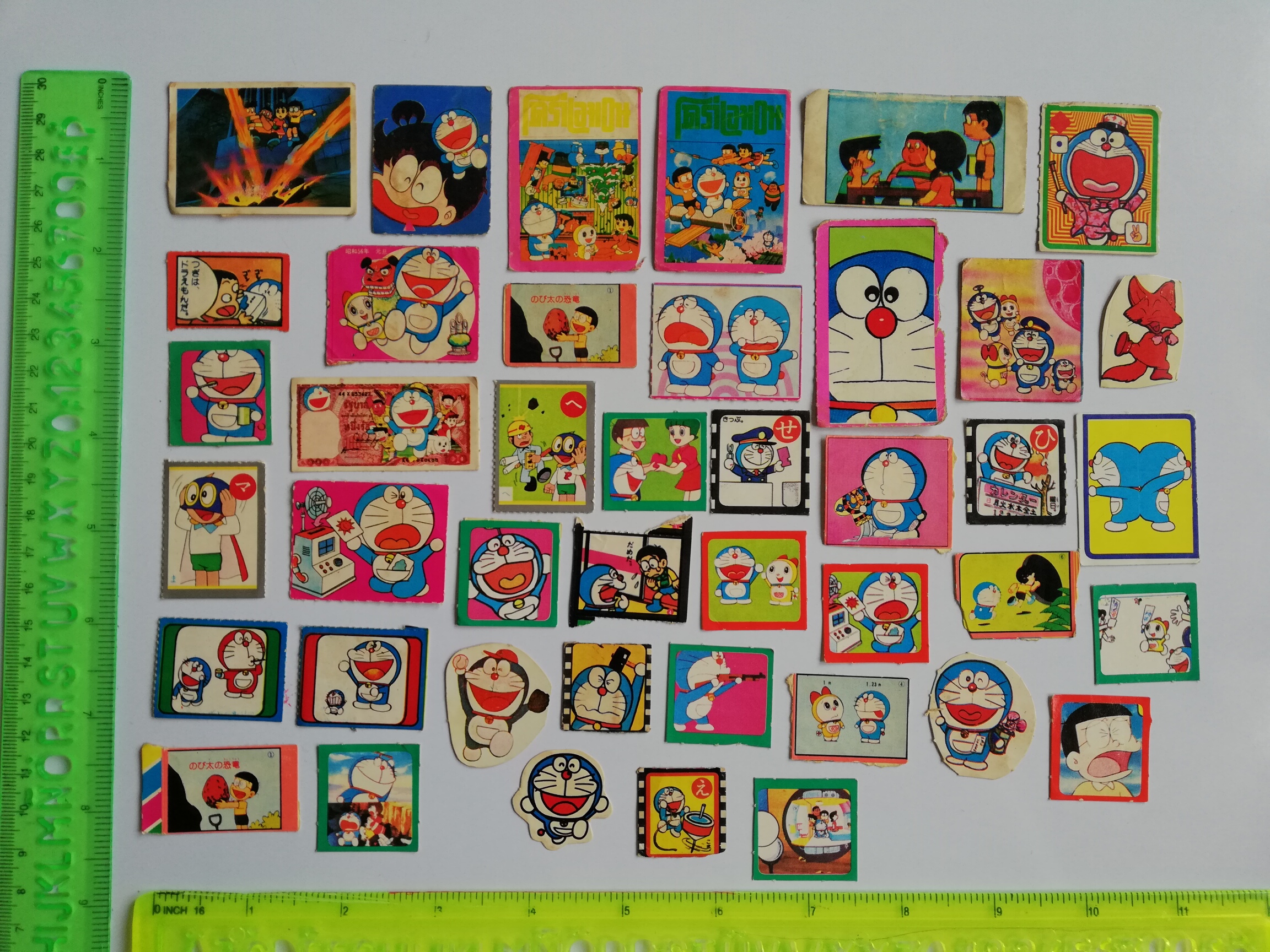ชุดรูปลอกเก่าลายโดราเอม่อนและเพื่อน คละแบบ จำนวนตามภาพ, Old sticker, Doraemon and Friends