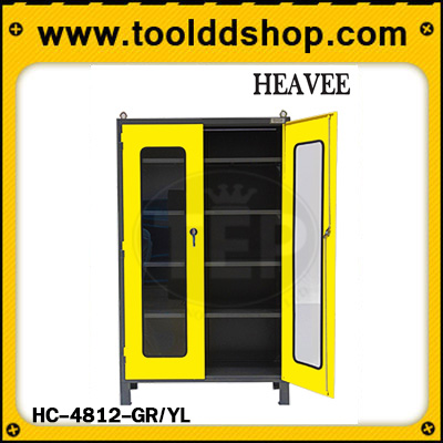 ตู้จัดเก็บอุปกรณ์ แบบประตูอคิลิค Heavy duty cabinet 48" width (HC-4812) ตู้เหล็กเก็บเครื่องมือช่าง ตู้อุปกรณ์พร้อมชั้นวาง ตู้เหล็กเก็บอุปกรณ์