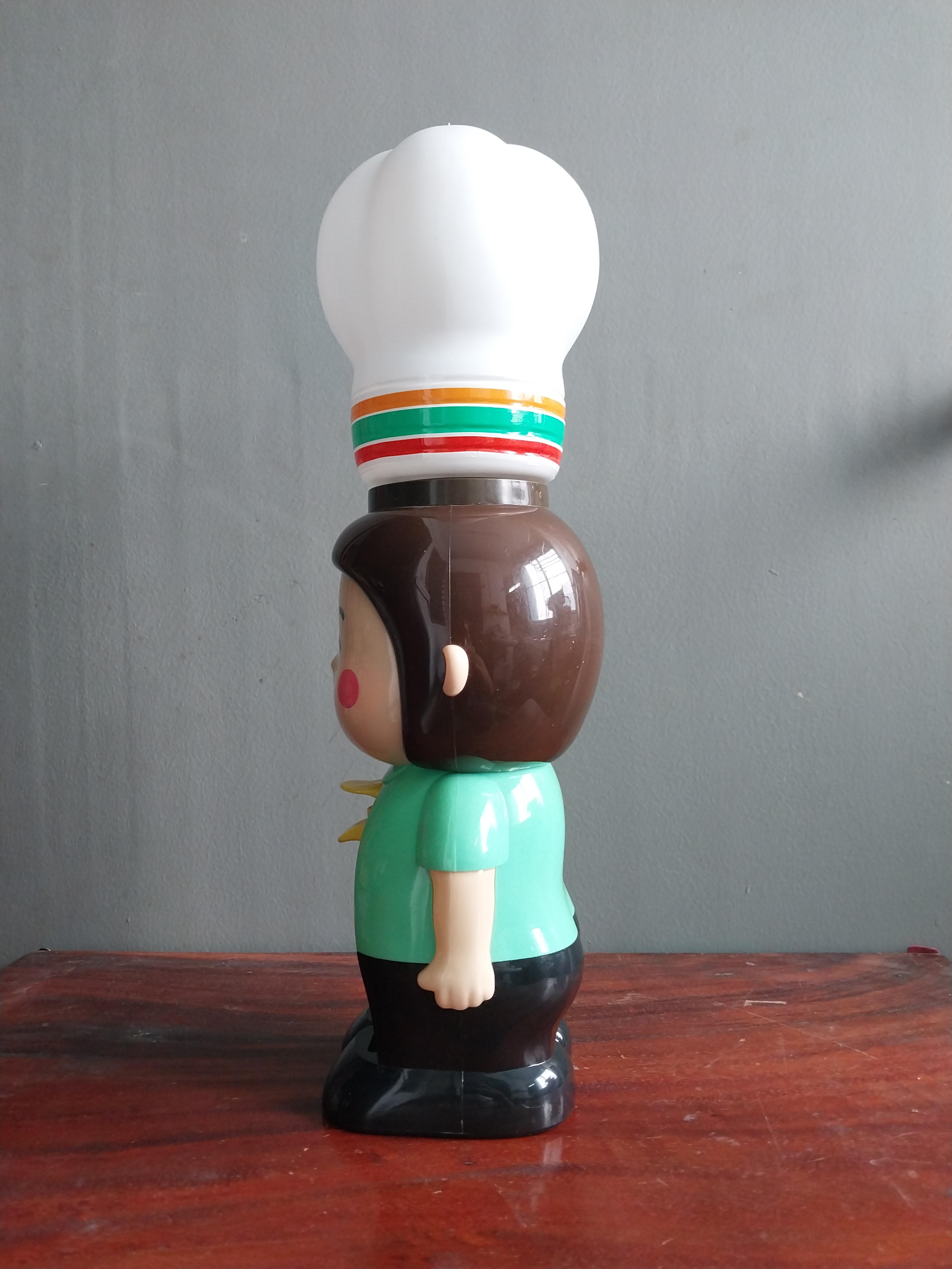 ของสะสมน่ารัก ตู้กดน้ำรูปตุ๊กตา7-11 ใส่น้ำบริเวณหมวกสีขาว กรุณาเลือกแบบ