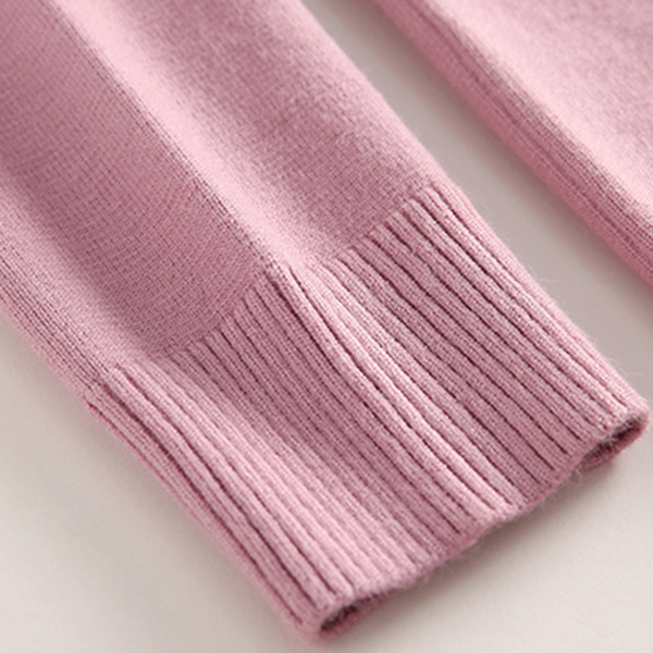 เสื้อคอเต่า แขนยาว ไหมพรมนิ่มถักลาย (12083B)