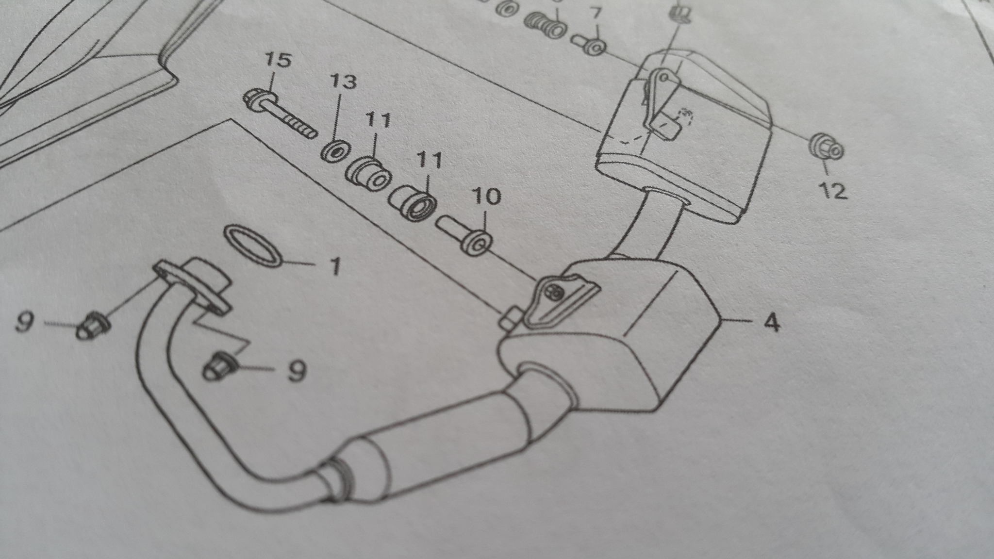 ท่อไอเสีย CBR150R