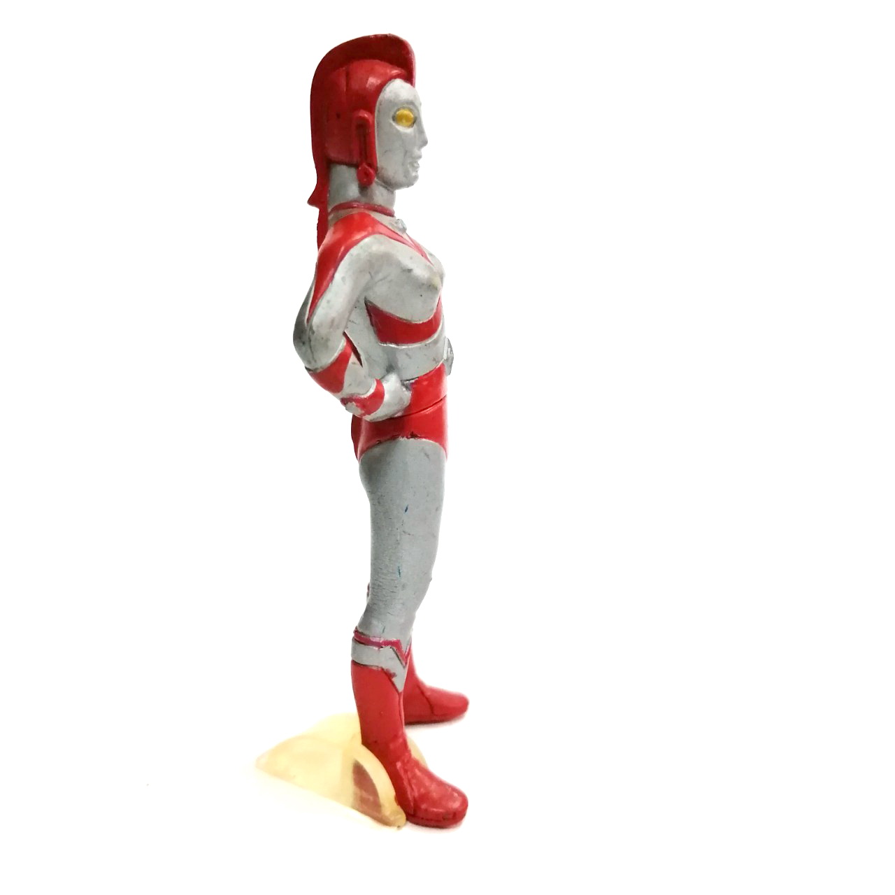 ของสะสม กาชาปอง ชุดยืนฐาน ยูเลี่ยน Ultraman Yullian จากอุลตร้าแมน เอทตี้ ขนาดสูงราว 3.5 นิ้ว ***ไม่มีฐานให้ แถม ก้อนน้ำแข็งเล็กให้แทน สภาพดี