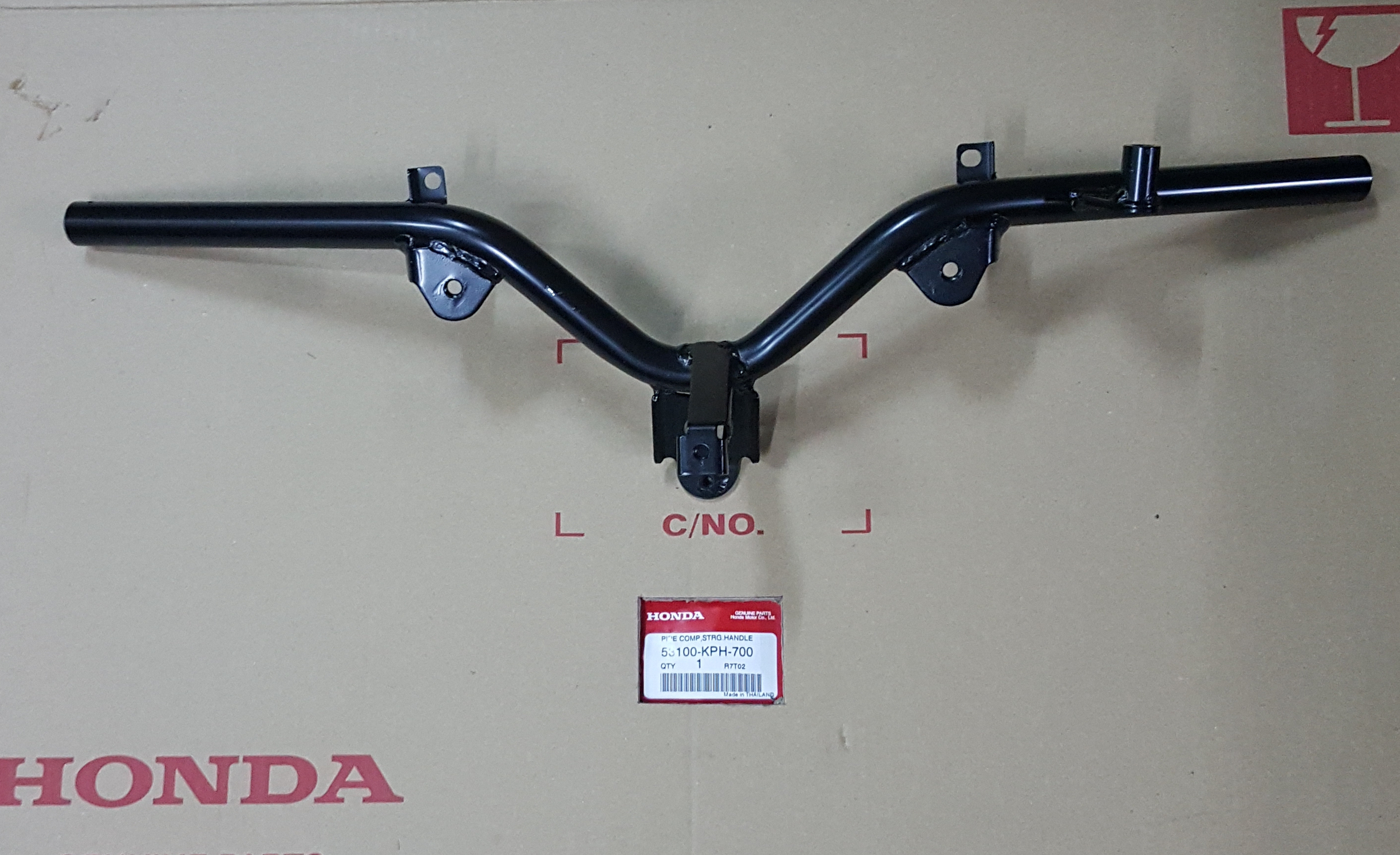 แฮนด์บังคับเลี้ยว เวฟ125T,C(ไฟเลี้ยวบังลม)