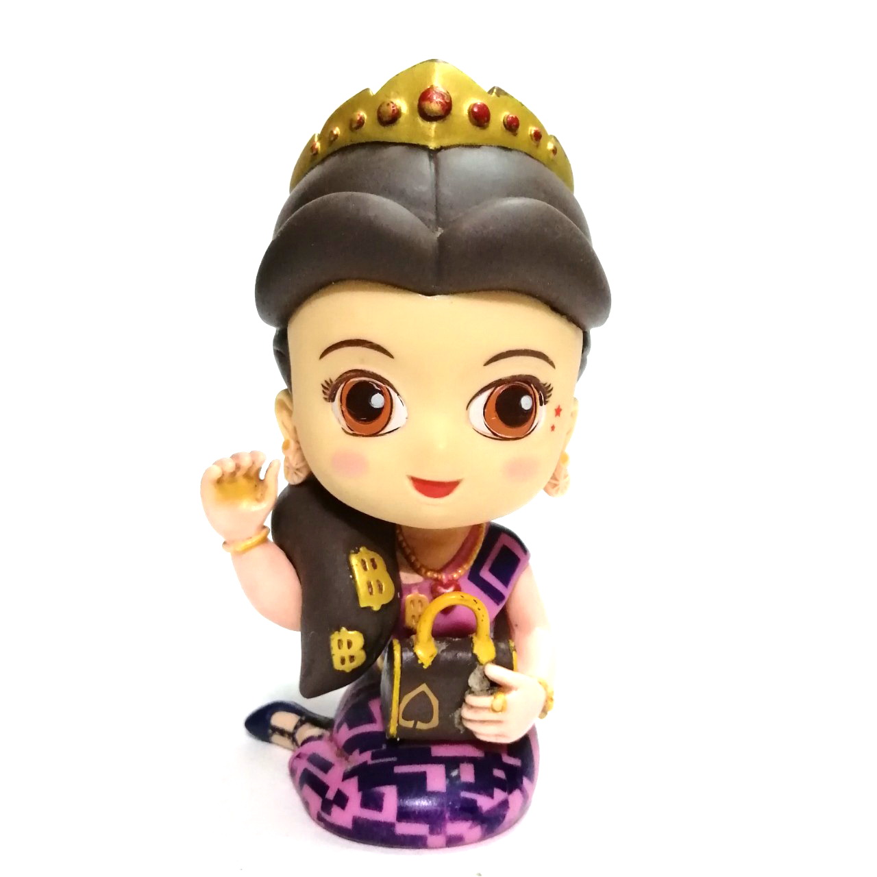 ตุ๊กตา แม่มณี พรีเมี่ยมมาสคอต ของธนาคารไทยพาณิชย์ *** ไม่มีฐาน ขนาดตามรูป สภาพดีมีรอยบ้าง