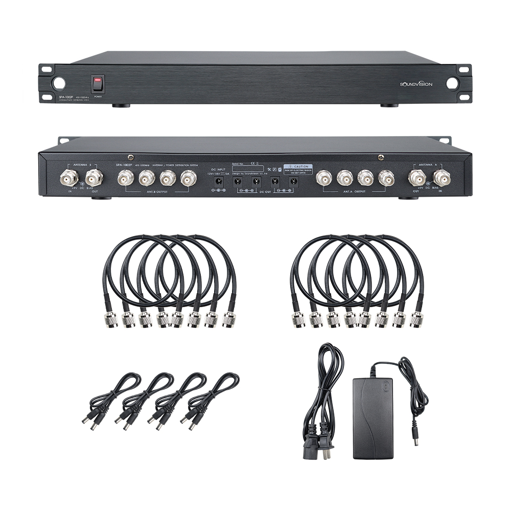 SOUNDVISION SPA-1002P เครื่องกระจายสัญญาณเสาอากาศ ตอบสนองความถี่ 450-1000MHz