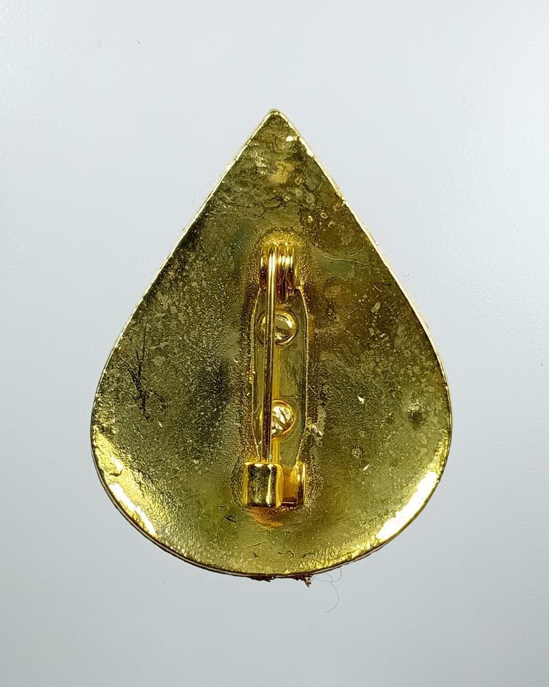 ก838 เข็มกลัดที่ระลึก พิธีฉลองสิริราชสมบัติ ครบ 50ปี กาญจนาภิเษก ปี2539