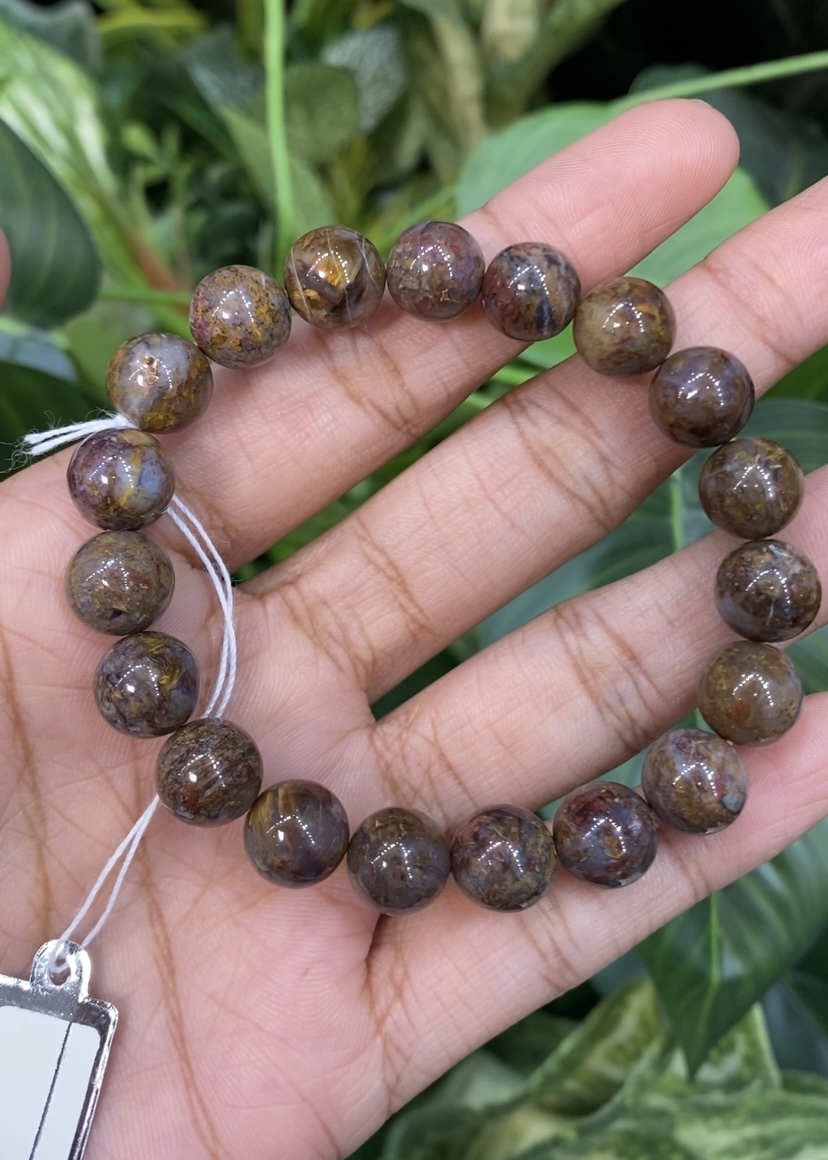 กำไลพลอยแท้ ปีเตอร์ไซต์ Pietersite Bracelet