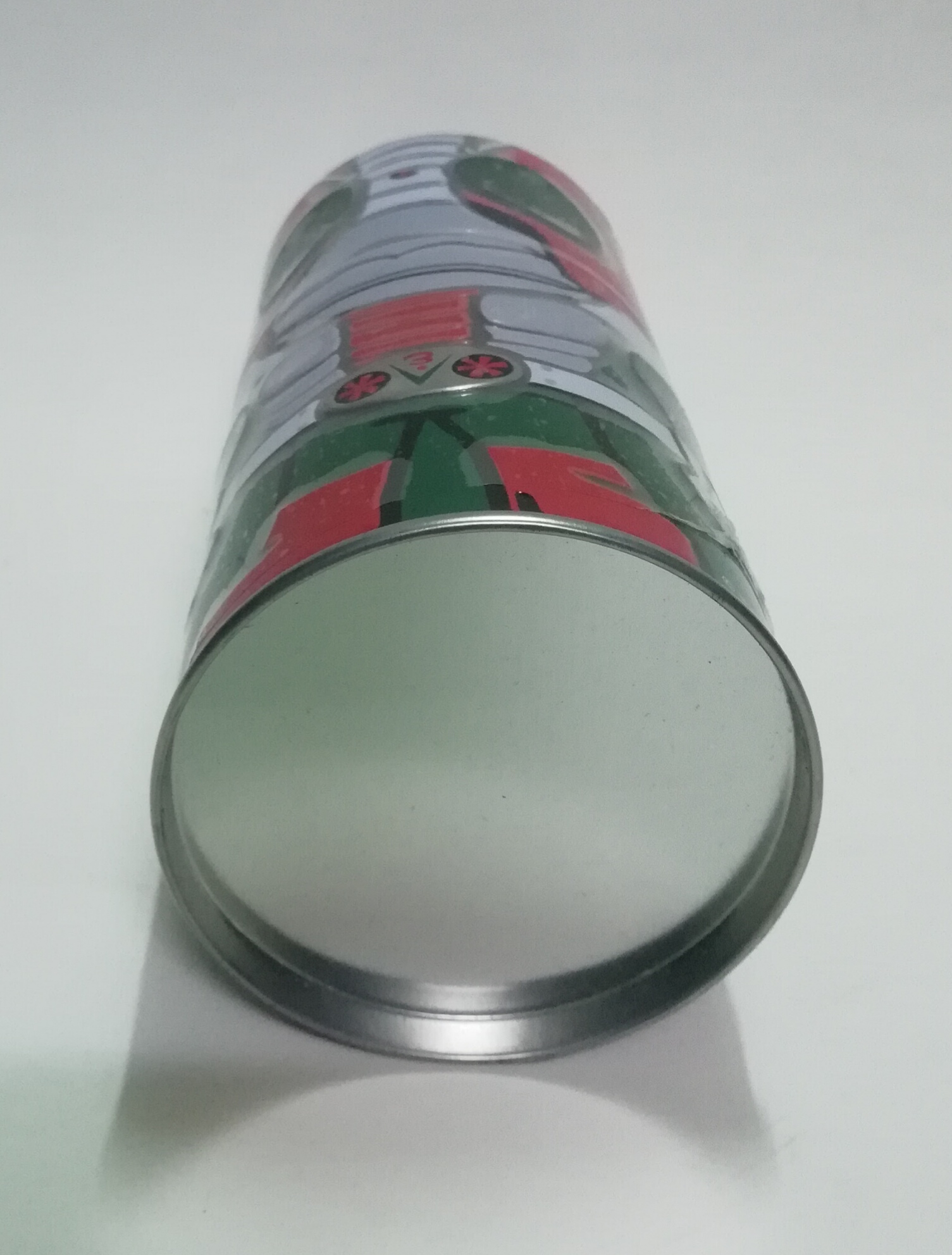 ของสะสม กล่องโลหะใส่ขนมข้าวโพดอบกรอบรสคาราเอลตราโคโคริ รูป มาสค์ไรเดอร์ V3 , Collectible Metal Box with Masked Rider Design "Masked RIDER V3",,the packaging of COCORI popcorn