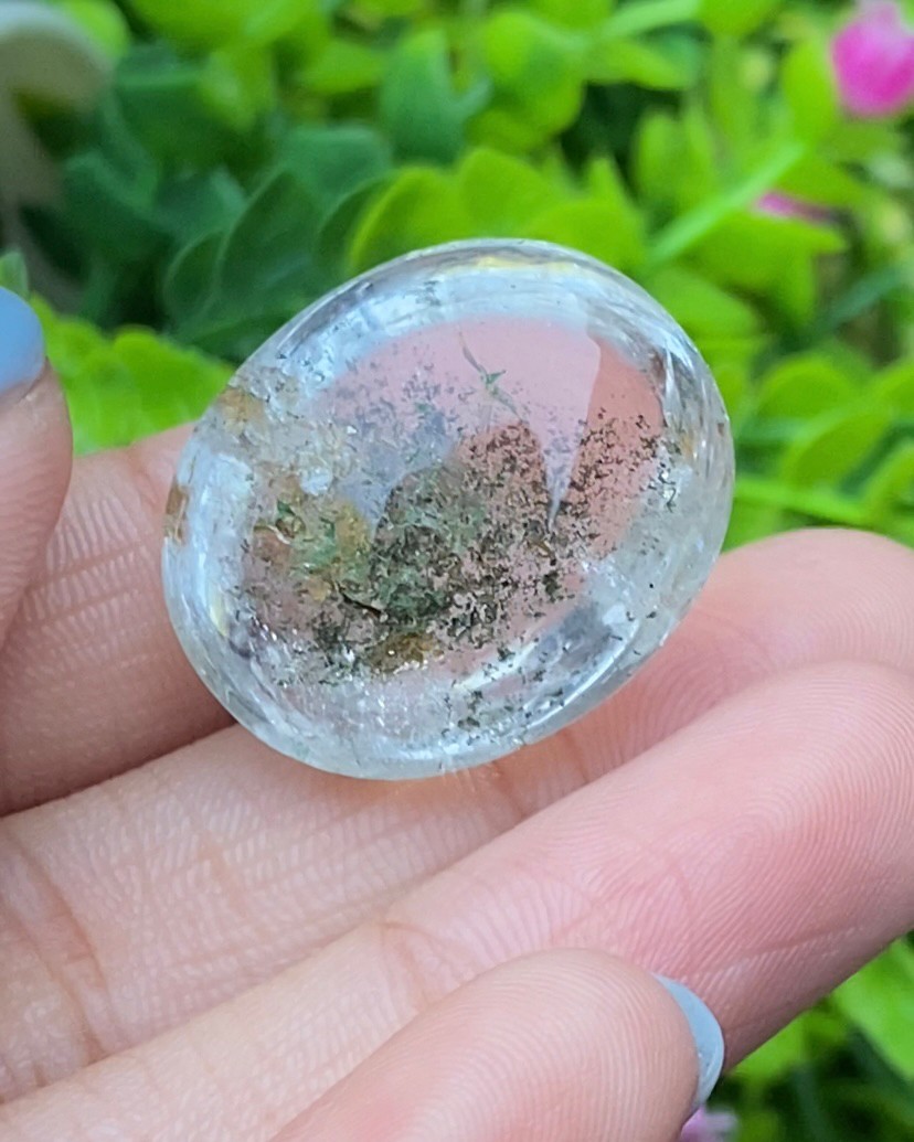 โป่งข่าม ควอตซ์ Rutilated Quartz 61.84 กะรัต Cts. พลอยแท้ อัญมณีมงคลประจําวันเกิด เครื่องประดับพลอย
