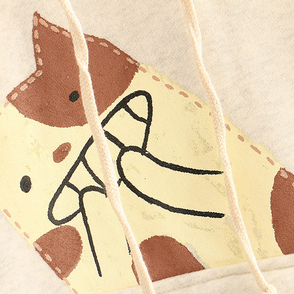 เสื้อสเวตเตอร์กันหนาว มีฮู้ด แต่งกระเป๋าหน้า (12336LM)