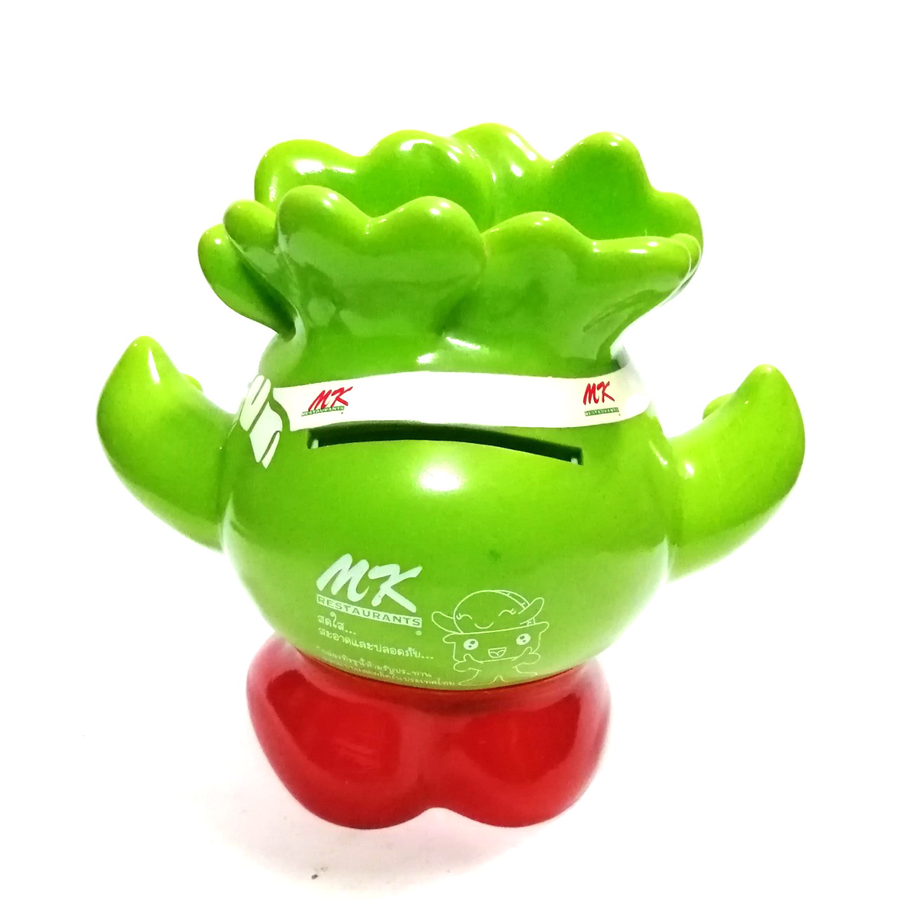 ตุ๊กตาฟิกเกอร์ผัก และเป็ด เป็นกล่องใส่ทิชชู่ ร้านสุกี้MK สภาพดี