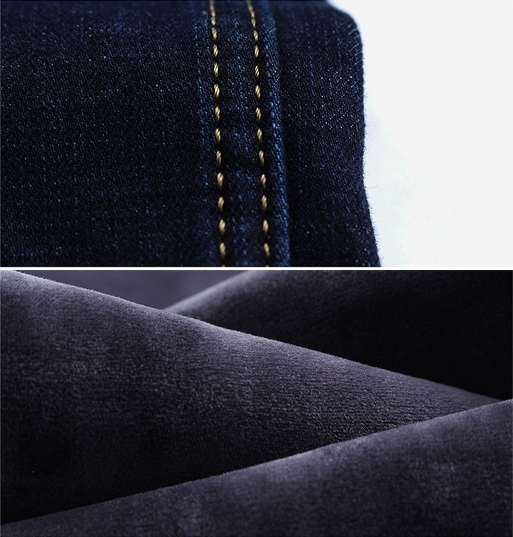 Regular Jeans กางเกงยีนส์กันหนาวผู้ชาย ซับกำมะหยี่หนาอุ่น (10309MM)