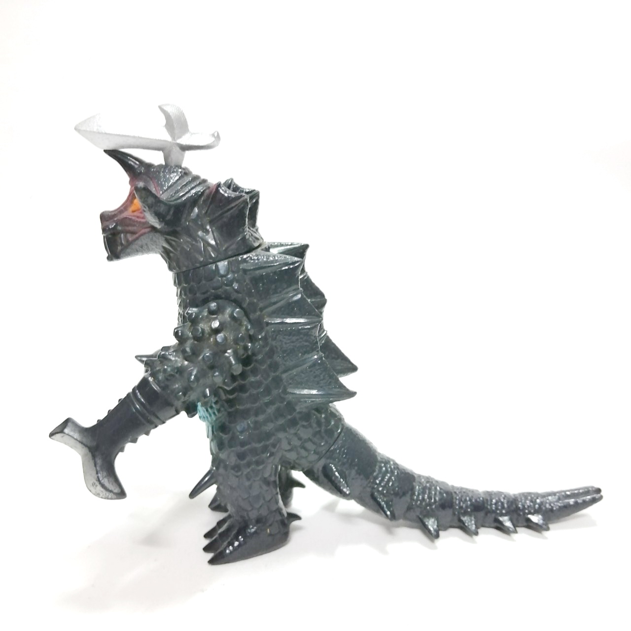 ซอฟ6นิ้ว สัตว์ประหลาด บาราบ้า จากอุลตร้าแมน เอส ขนาดตามภาพหายาก สภาพดี มีรอยบ้าง งาน bandai Japan