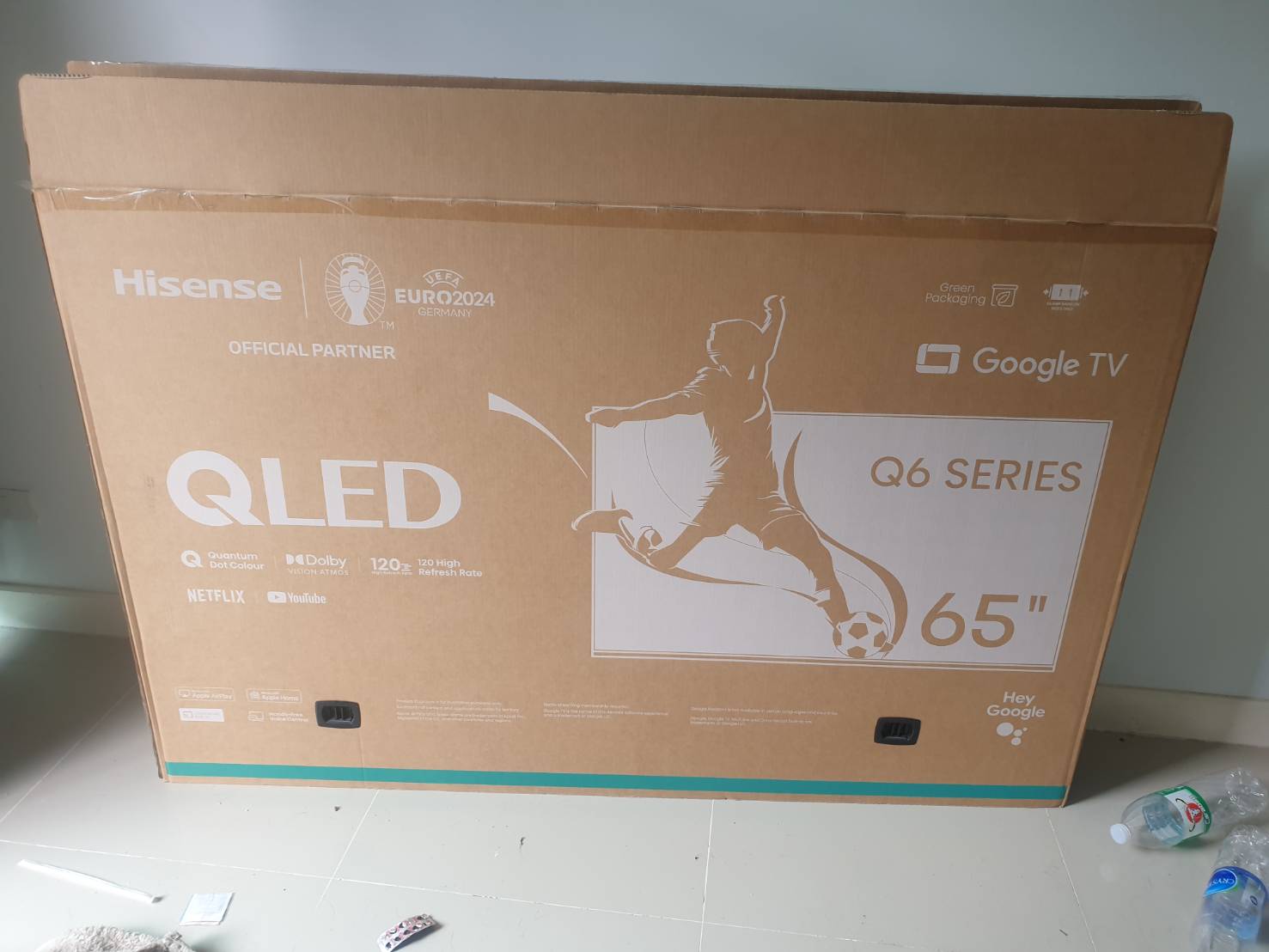 TV HISENSE TV 65 นิ้ว รุ่น 65Q6N Google 4K UHD QLED ทีวี 65Q6N