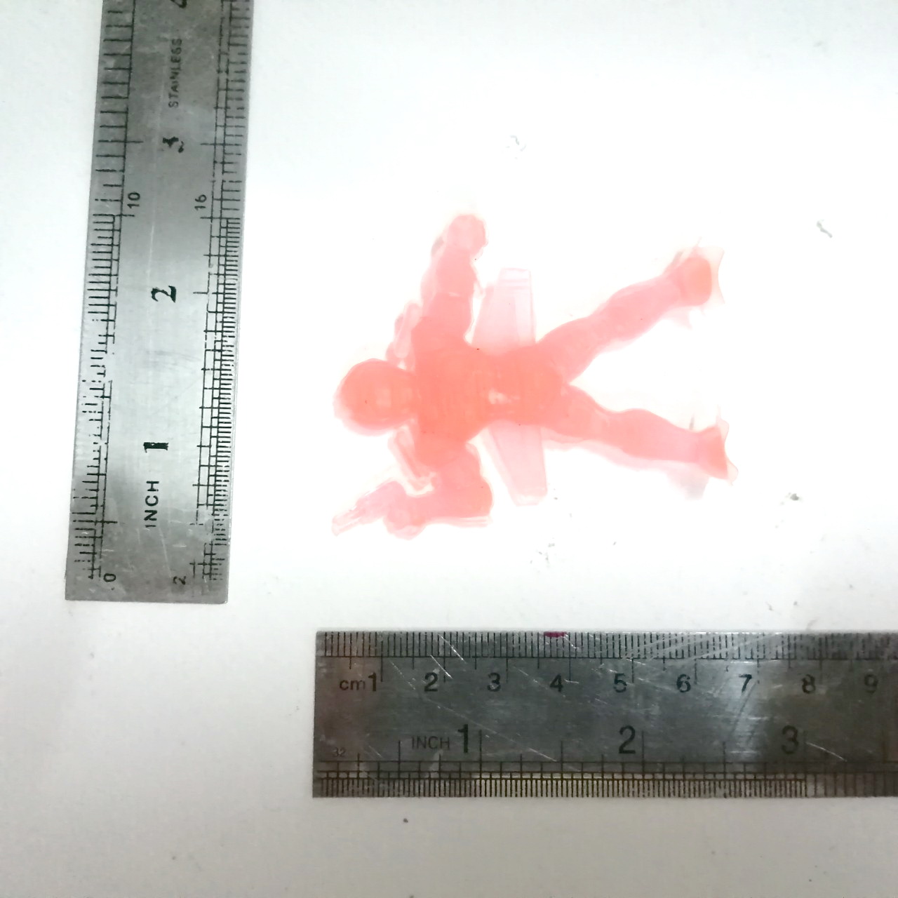 ตุ๊กตุ่นยาง แอ๊นท์ 2 นิ้ว สีขมพู ไบเคิล จากหน่วยเฉพาะกิจ วินสเปคเตอร์ ขนาดตามรูป สภาพดี