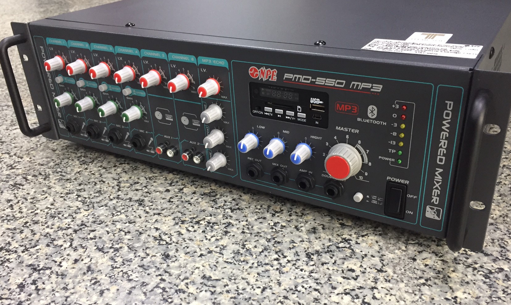 NPE PMD-550MP3 AC/DC POWERMIXER+LINE