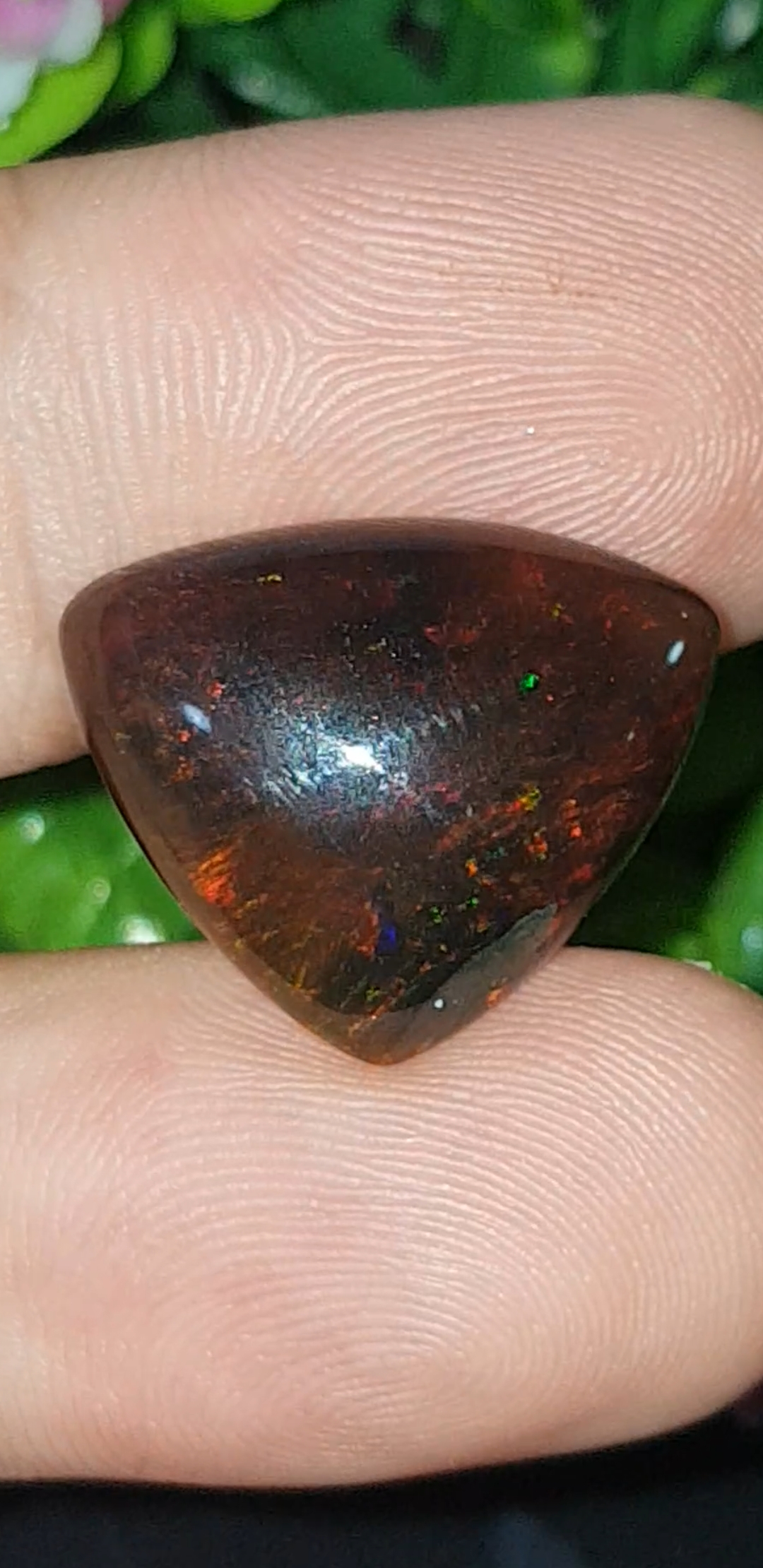 พลอย โอปอล Opal 8.14 กะรัต (Cts.) พลอยแท้ อัญมณีมงคลประจําวันเกิด เครื่องประดับพลอย