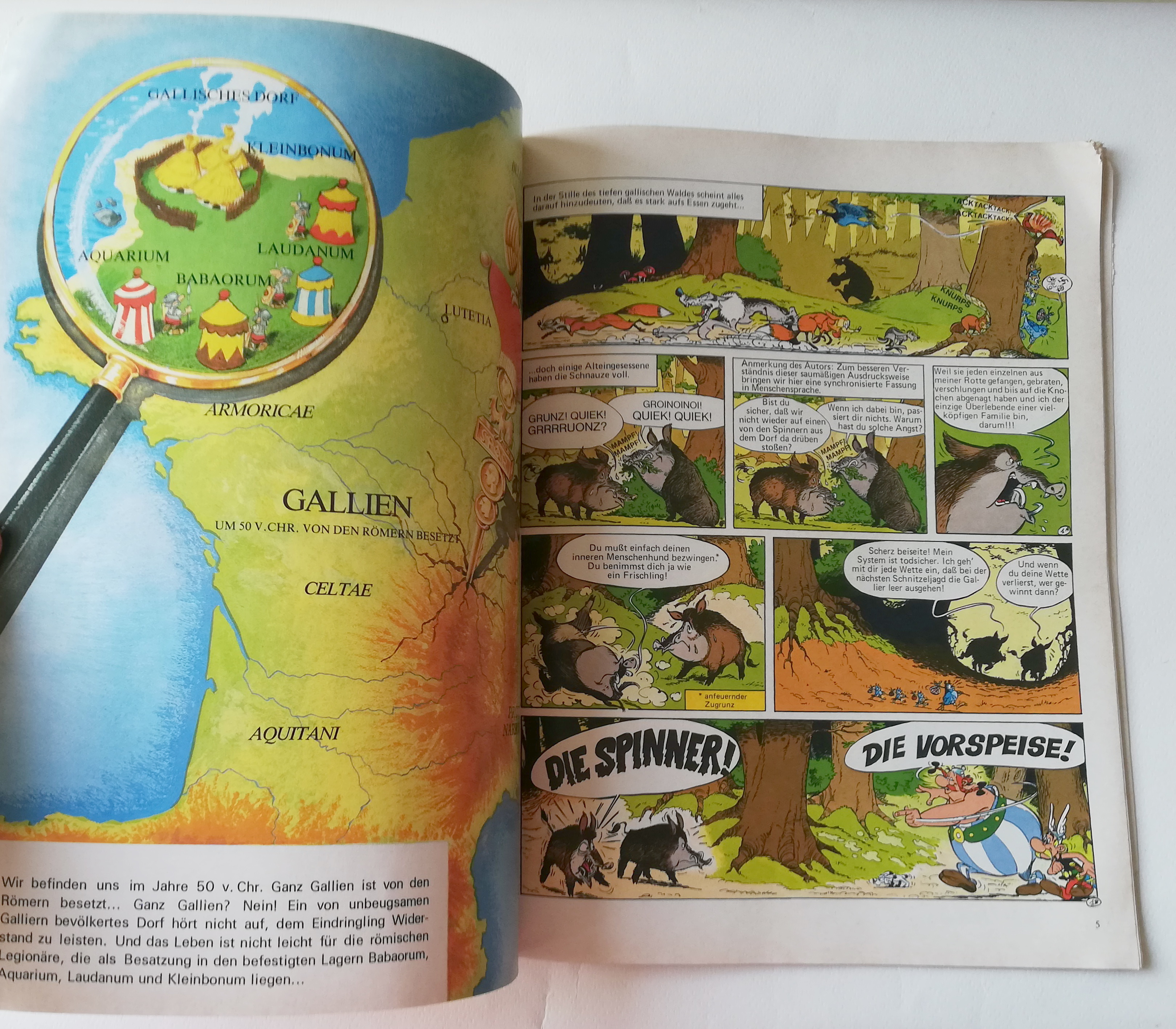 หนังสือการ์ตูนภาษาเยอรมัน R. GOSCINNY - A. UDERZO BAND XXVI Asterix UND Obellx DIE ODYSSEE TEXT UND ZEICHNUNGEN VON UDERZO EHAPA VERLAG STUTTGART