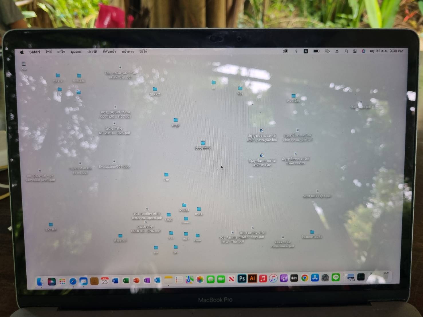 Macbook Pro 2017 i5 Ram8 SSD 128GB แบตเสื่อม จอไบท์