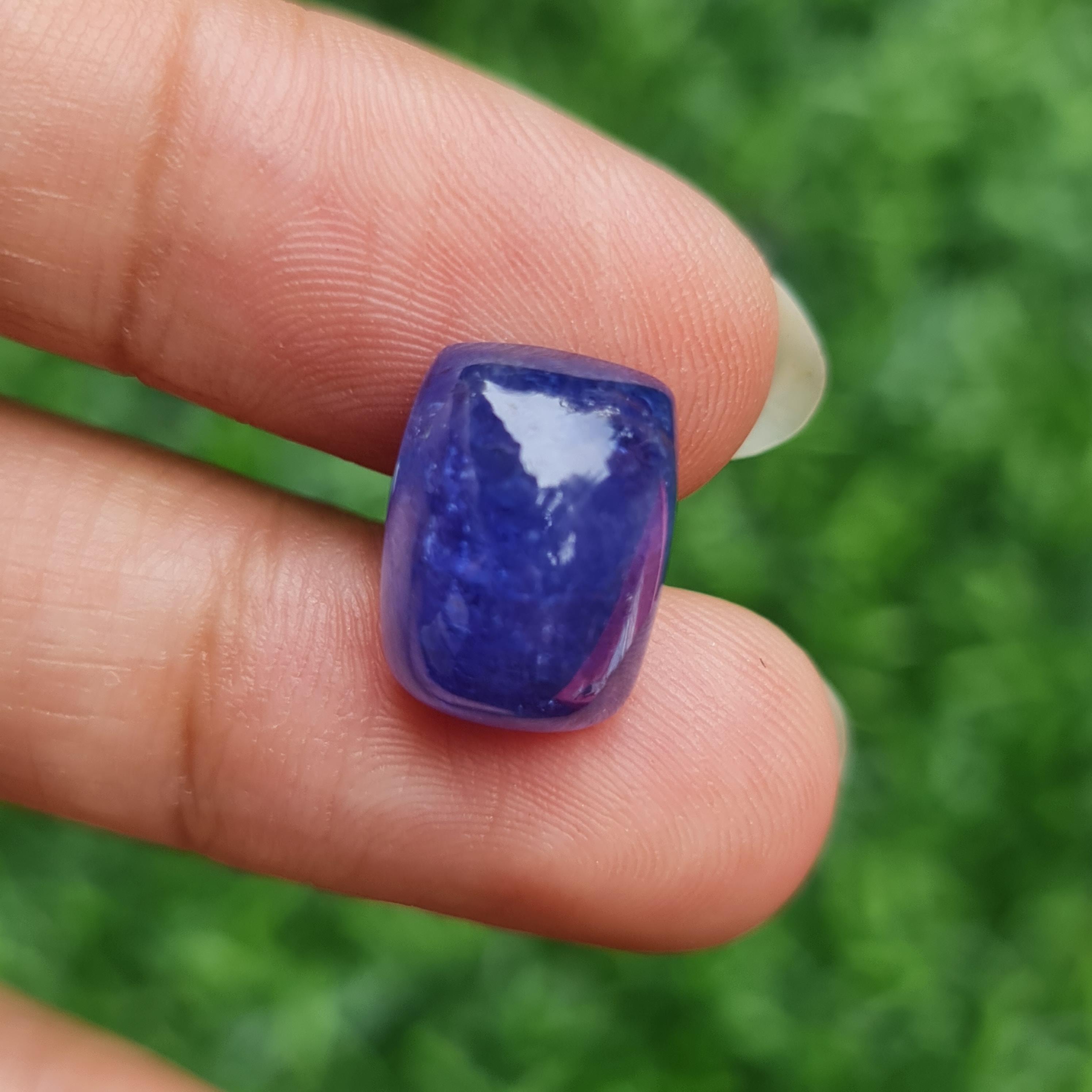 พลอย แทนซาไนท์ Tanzanite 11.69 กะรัต (Cts.) พลอยแท้ อัญมณีมงคลประจําวันเกิด เครื่องประดับพลอย