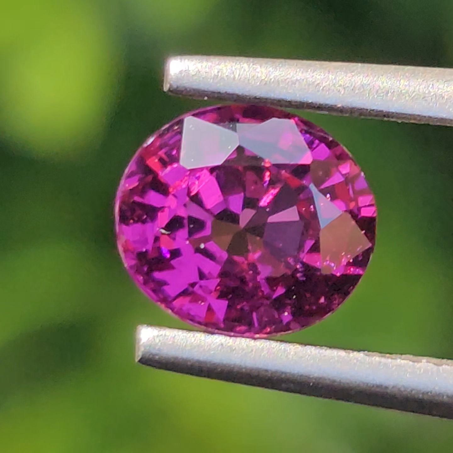 พลอย อุมบาไลต์ การ์เน็ต Umbalite Garnet 1.07กะรัต (Cts.) ดิบ Unheated ลอยแท้ อัญมณีมงคลประจําวันเกิด เครื่องประดับพลอย