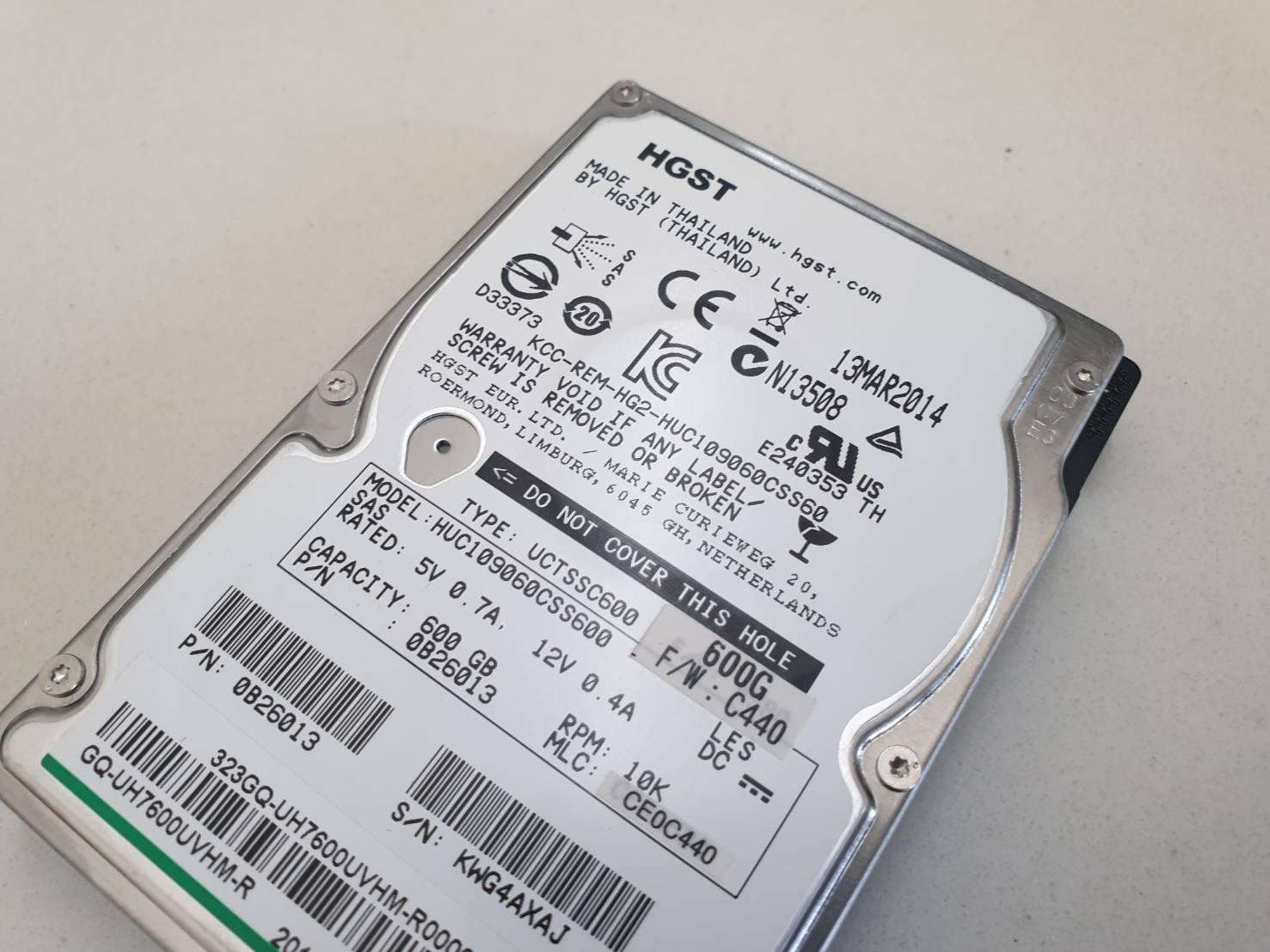 HGST SAS 600 GB 10 K HUC109060CSS600