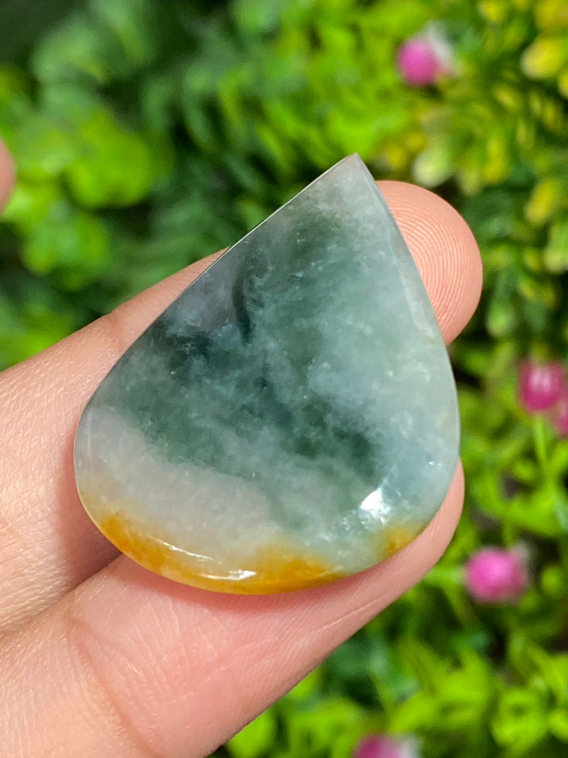 หยกพม่าเจียรนัย (Burmese jade ) 36.51 กะรัต หยกพม่า (jadeite)