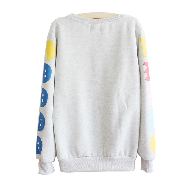 เสื้อสเวตเตอร์กันหนาว สกรีนลาย PAGMAN ซับผ้าสำลีเต็มตัว (12325H)